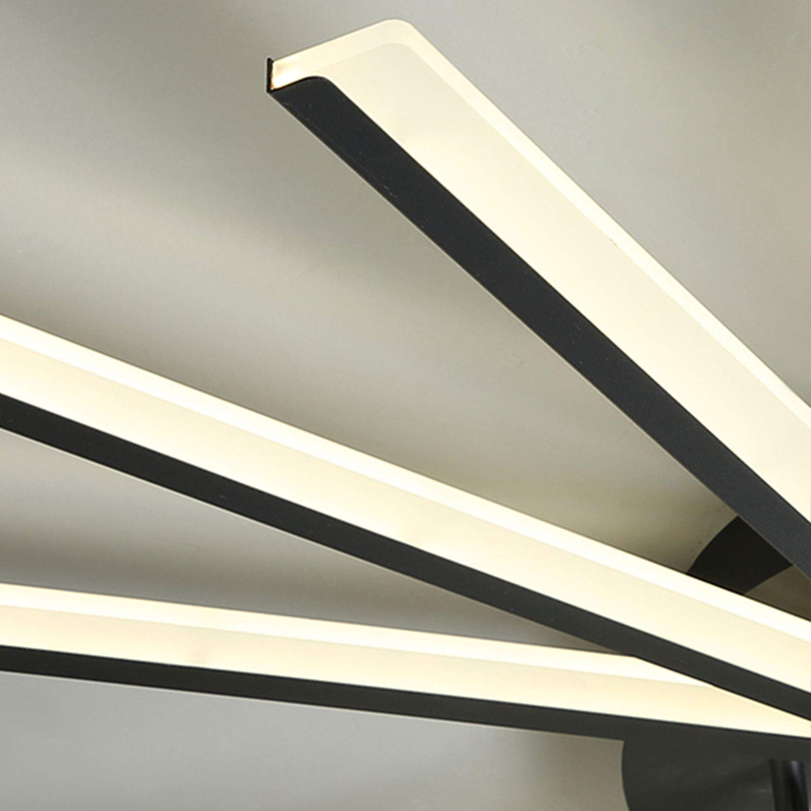 Ganeed Modern LED Flush Mount Ceiling Light - 9-Light Acrylic Chandelier in Cool White 6000K - Energy Efficient Lighting Fixture for Living Room, Bedroom & Dining Room - Perfect for Modern Home Decor and Ambient Lighting
