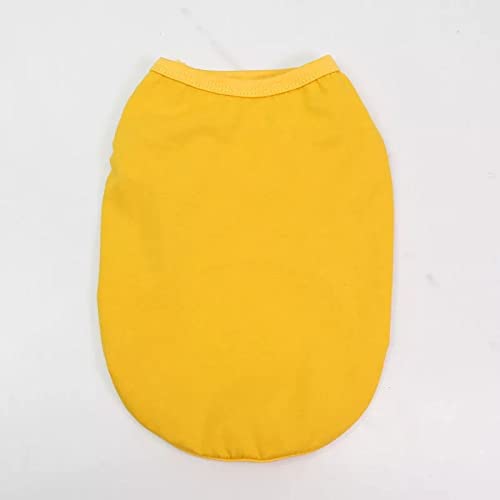 Stylish Summer Cotton Pet Vest - Casual Dog Clothes for Small Breeds Like Chihuahua & Yorkshire Terrier - Perfect for Outdoor Walks & Playtime