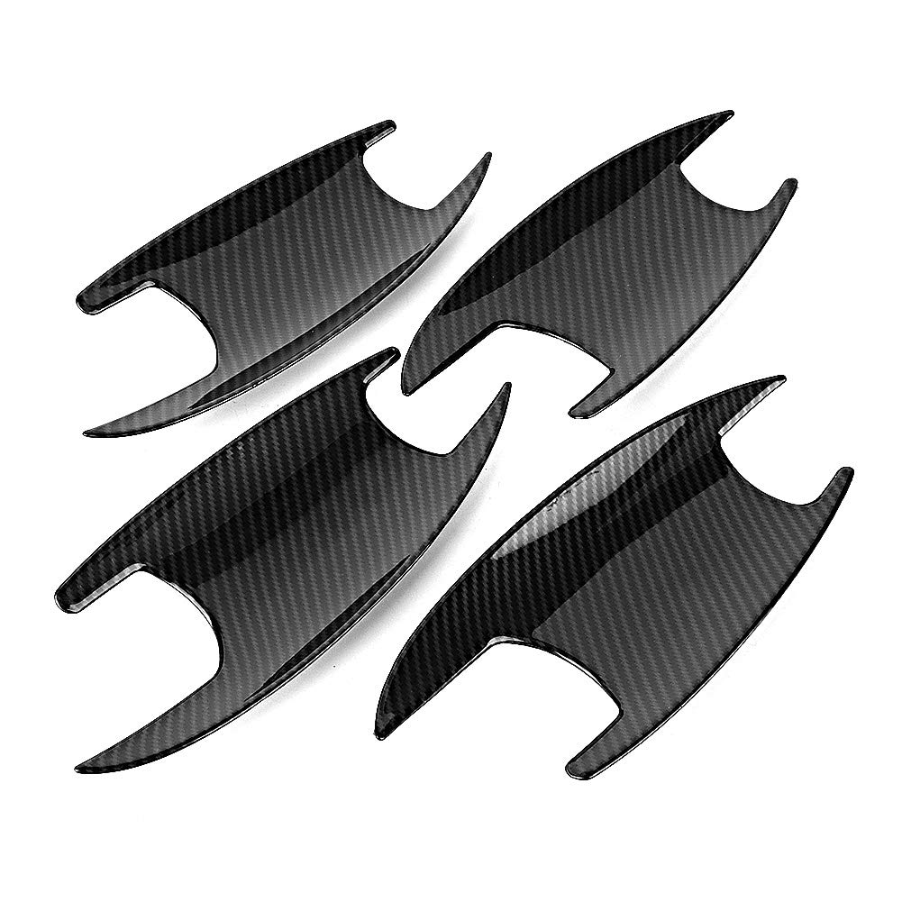 Carbon Fiber Door Handle Caps for B Class W247 2020 - 4pcs Set for Car Exterior Protection
