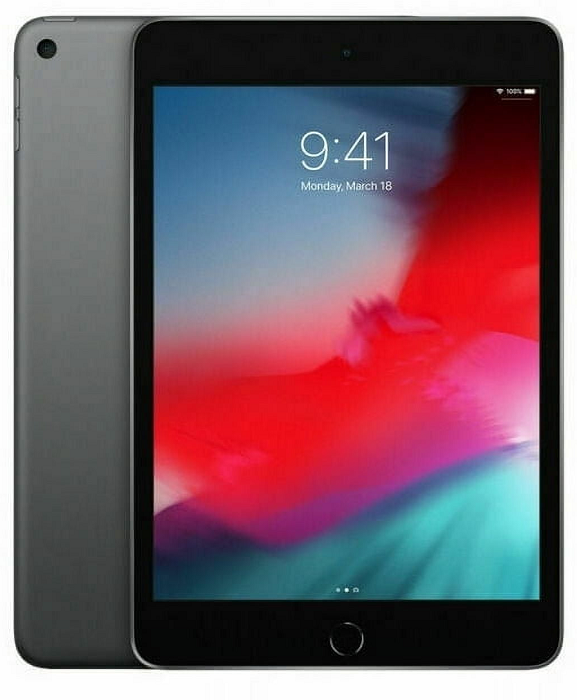 Refurbished Apple iPad Mini 5th Generation 64GB - Space Gray | Portable Tablet for Work, Travel & Entertainment | WiFi, A12 Bionic Chip, Retina Display