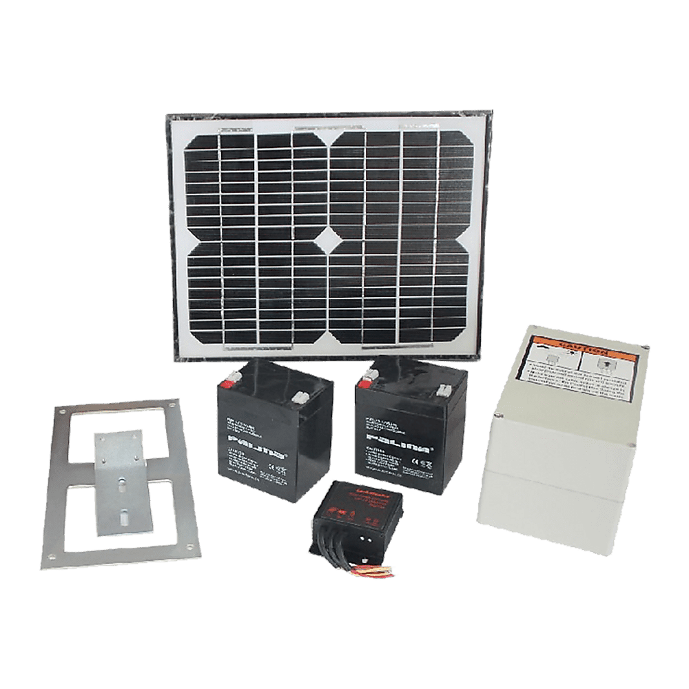1200KG 10W Solar Powered Double Swing Automatic Gate Opener with Remote Control - Perfect for Driveway, Farm, and Commercial Property Security