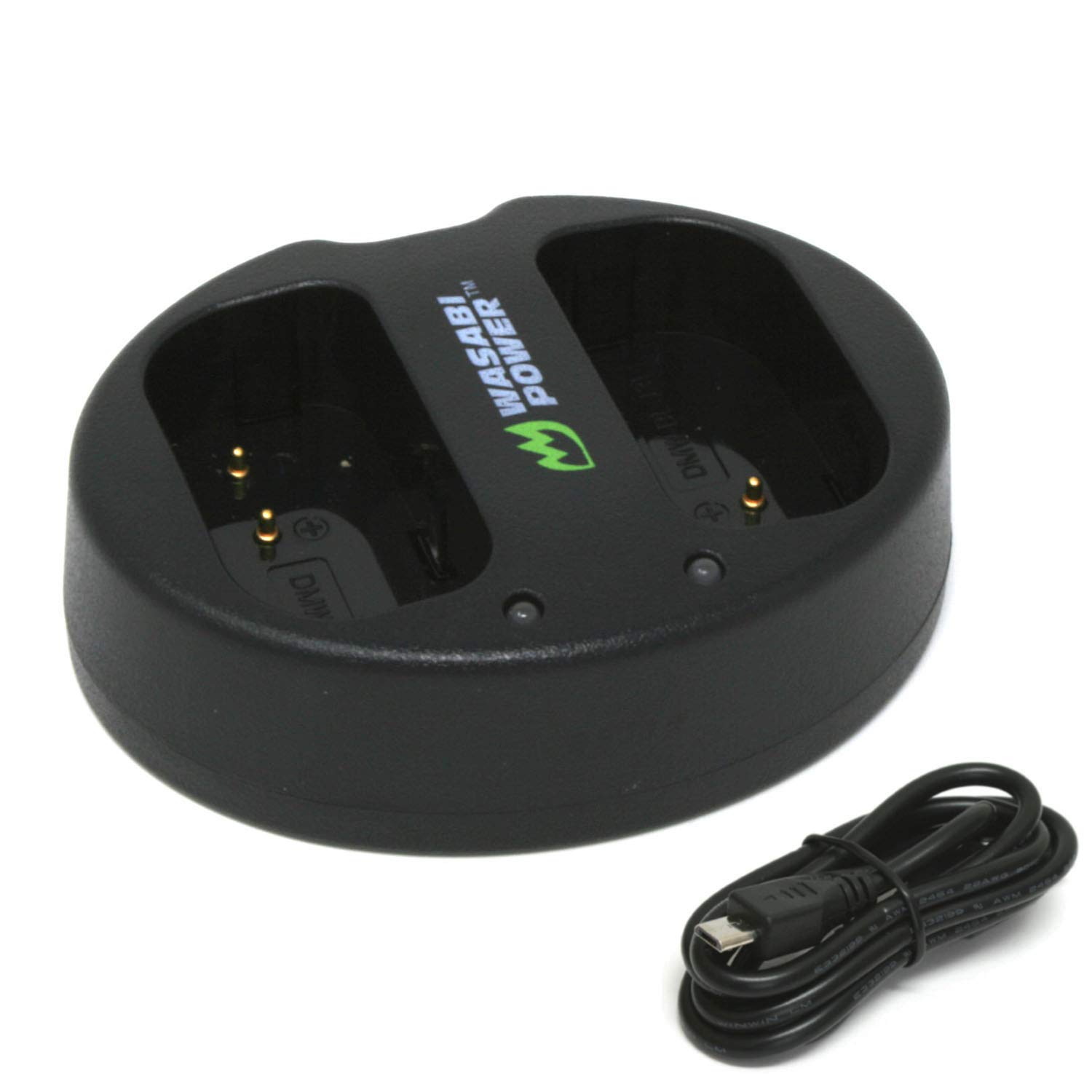 Wasabi Power Dual USB Charger for Panasonic DMW-BLJ31 Battery - Fast Charging Station for Lumix Cameras - Perfect for Travel & Professional Photography
