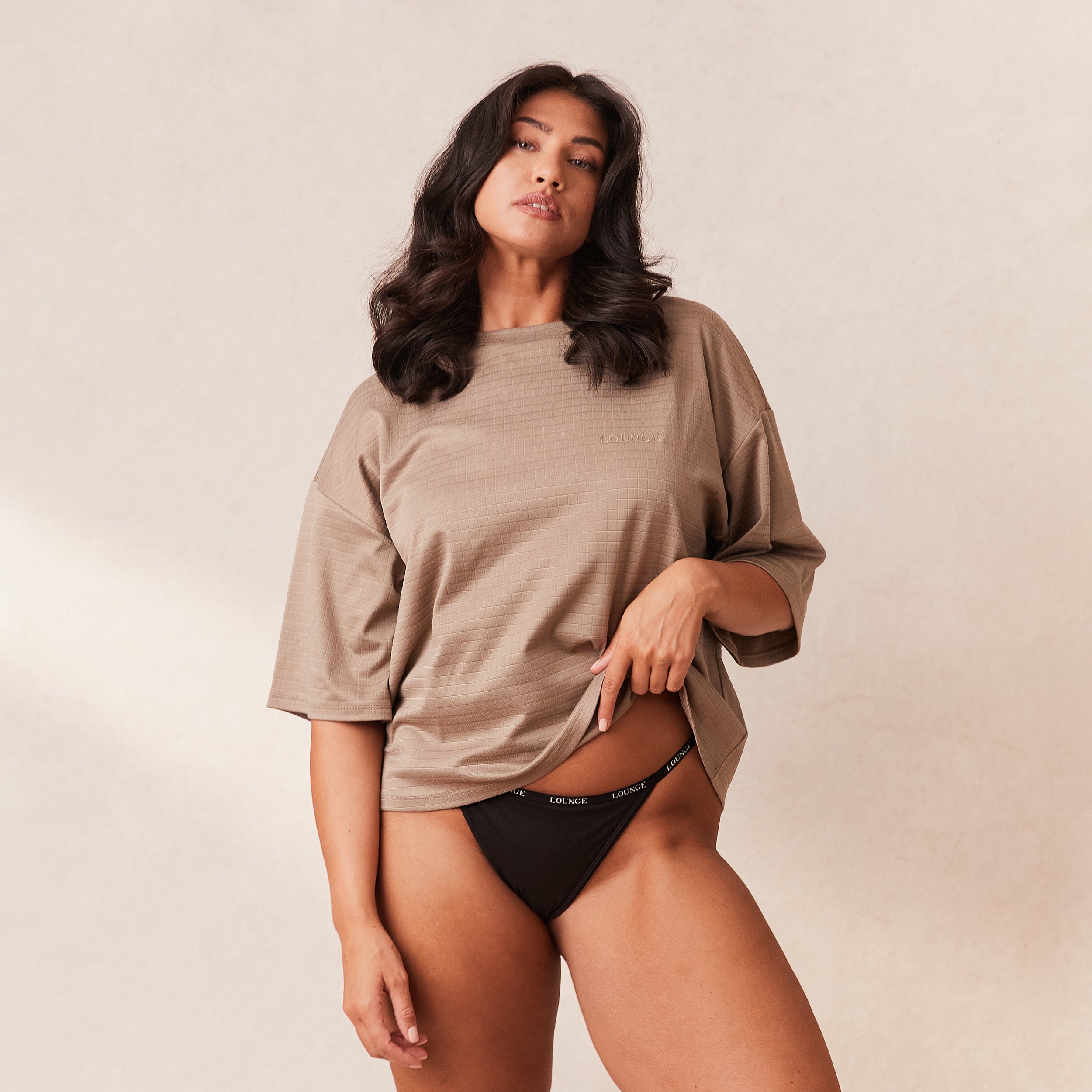 Cozy Classic Fleece Oversized Pyjama Tee for Women - Soft & Warm Sleepwear Loungewear - Perfect for Winter Nights, Relaxing at Home, and Gift Giving