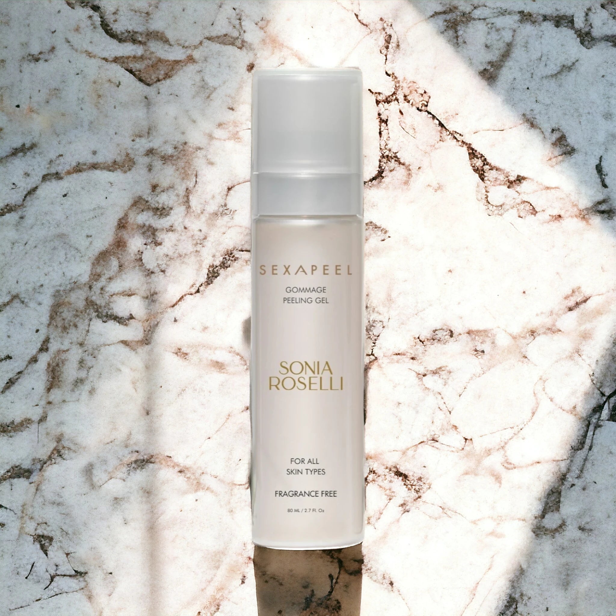 Sonia Roselli Sexapeel Exfoliating Peeling Gel - Gentle Facial Scrub for Smooth Skin | Perfect for Daily Skincare & Glow Boosting Routine