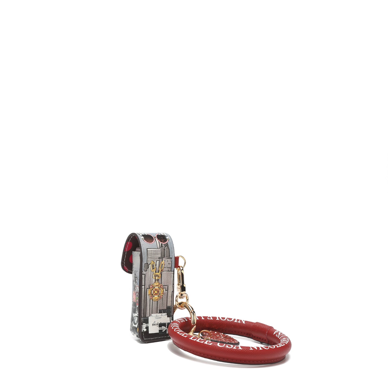 Stylish Lipstick Case Wristlet Keychain - Portable Cosmetic Holder for Women | Perfect for Travel, Parties & Everyday Use