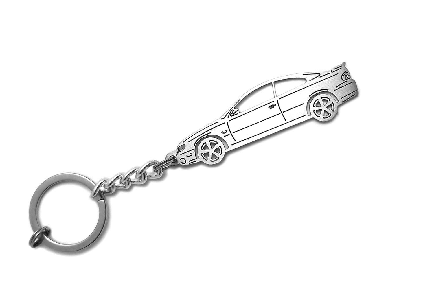 Pontiac GTO V Steel Keychain with Ring - Laser Cut Car Key Pendant for Auto Enthusiasts | Perfect Gift for Car Lovers & Home Key Accessory