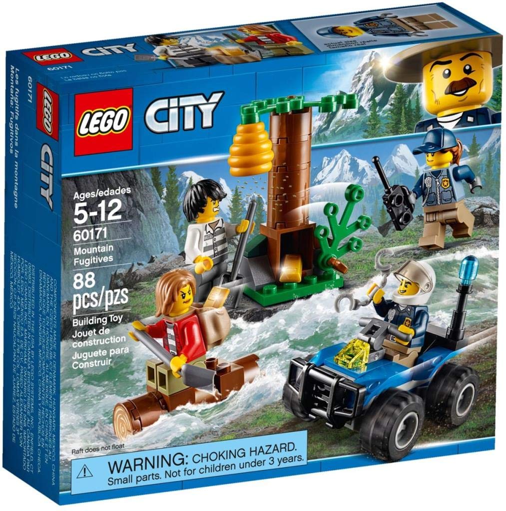 LEGO City Mountain Police Heist 60171 Building Toy Set - Escape from the Bandits - Construction Play Kit for Kids Ages 6+ - Perfect for Creative Play, Birthday Gifts & Collectors