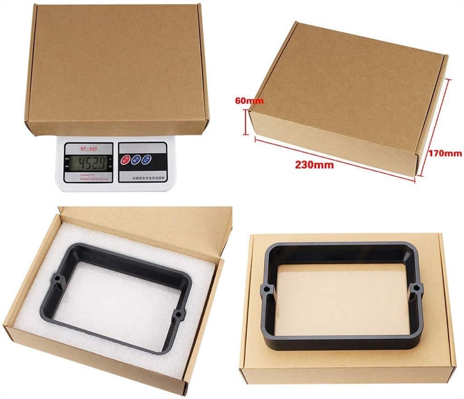 Durable Aluminum Resin Tank with FEP Film for 5.5/6.3 Inch Photon SLA LCD 3D Printer - Fully Metal Frame Vat Accessory - Perfect for High-Precision 3D Printing Projects