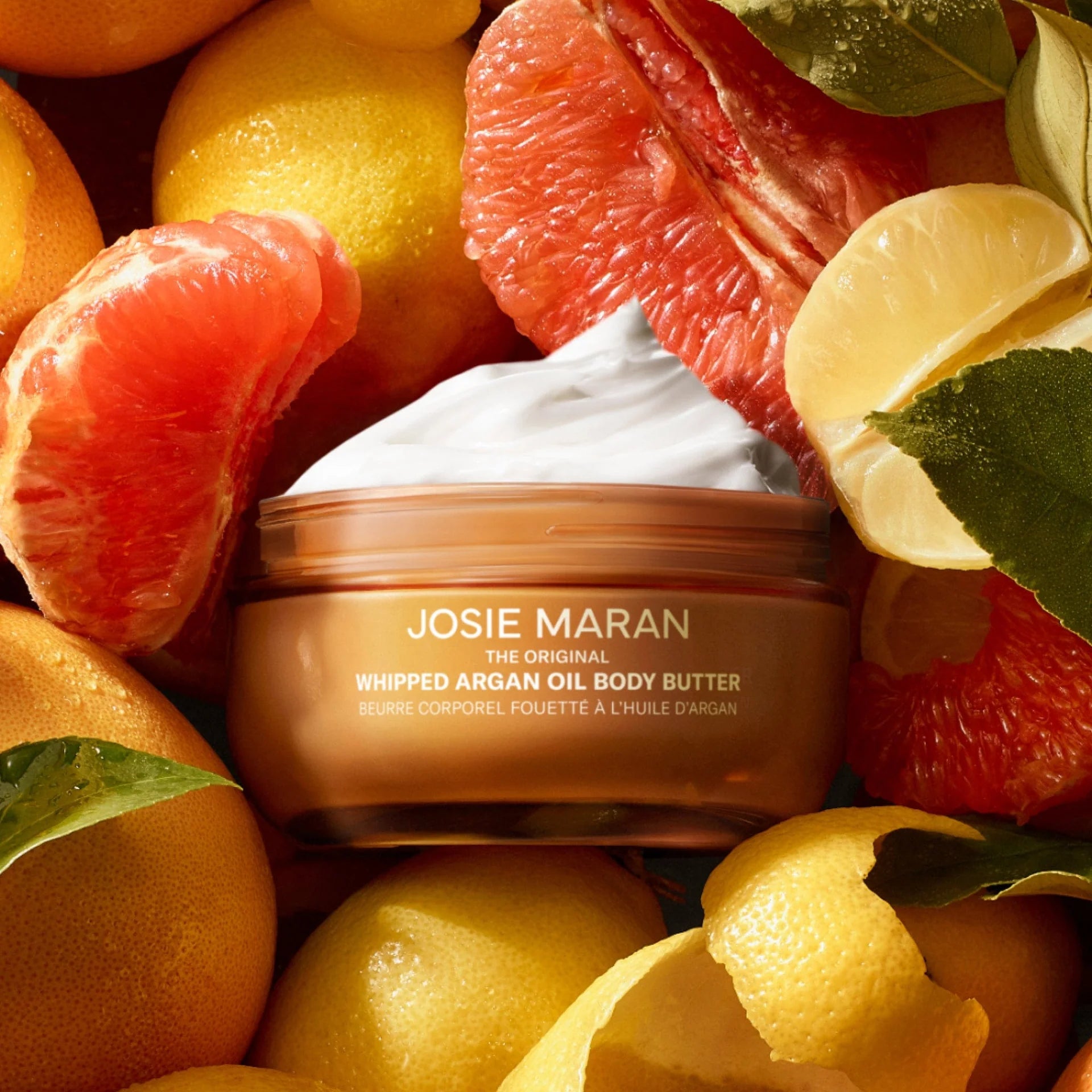 Josie Maran Whipped Argan Oil Body Butter Refill - Ultra Hydrating & Nourishing Cream for Dry Skin | Perfect for Daily Moisturizing & Spa Nights
