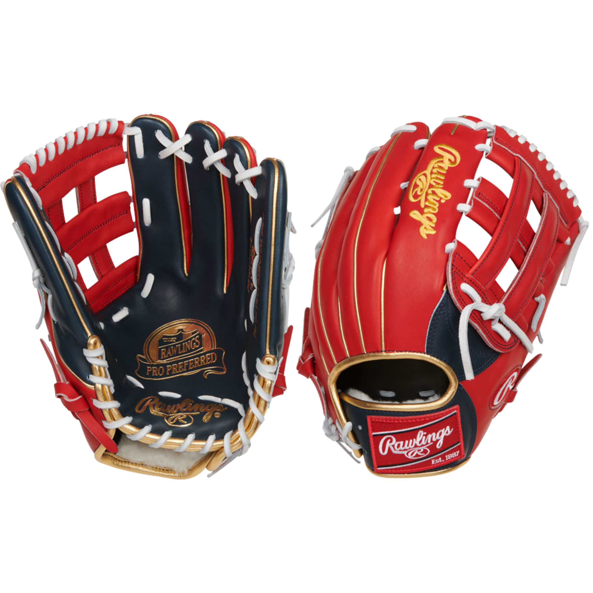 Rawlings Pro Preferred Ronald Acuna 12.75'' Baseball Glove - PROSRA13 - Premium Leather for Professional Players - Perfect for MLB Games, Training & Fielding Practice