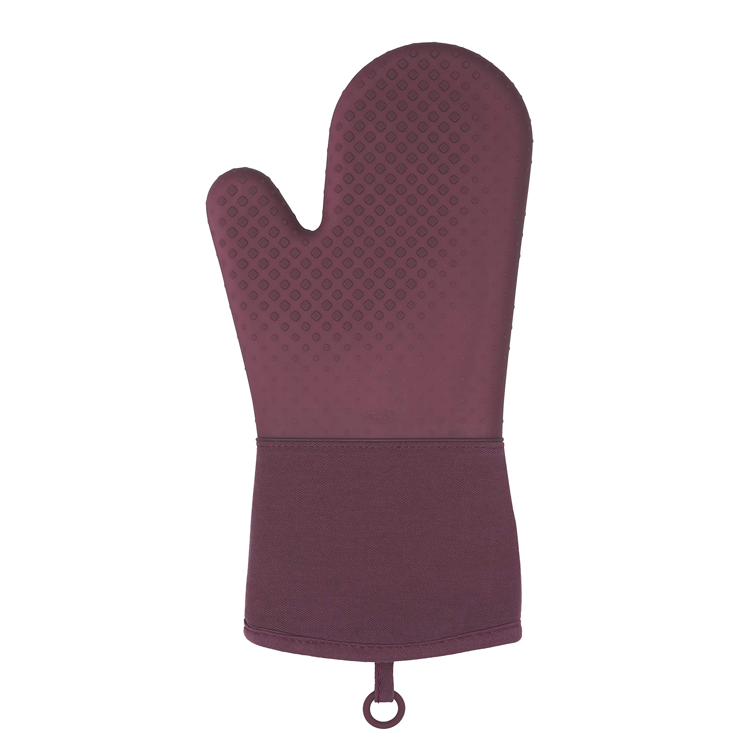 OXO Good Grips Heat Resistant Silicone Oven Mitt & Pot Holder Set (2-Piece) - Non-Slip Kitchen Gloves for Baking, Grilling & Cooking - Perfect for Hot Pans, Baking Sheets & Dutch Ovens