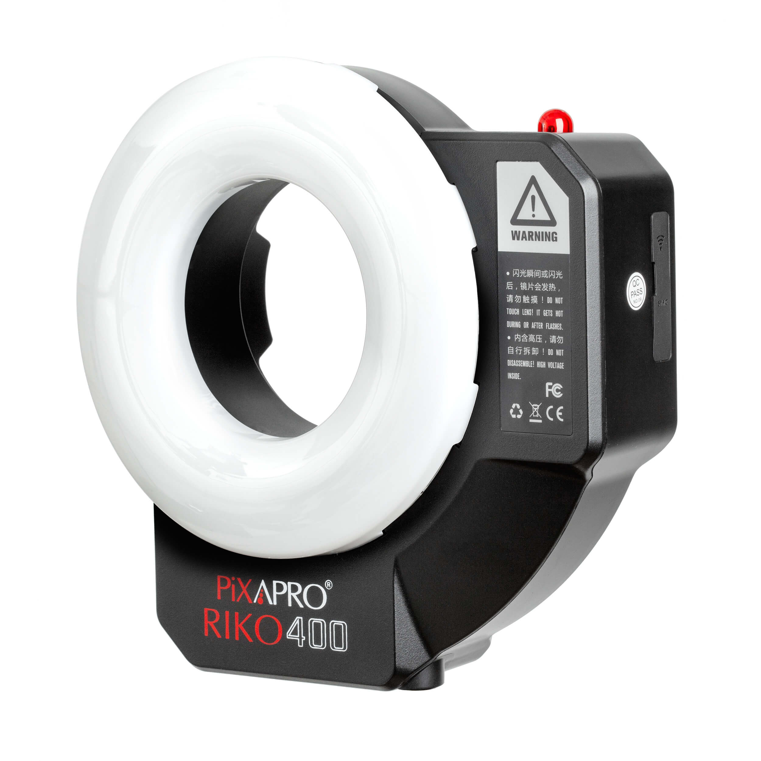 RIKO400 400Ws Professional Daylight Ring Flash for Studio Photography - Compatible with Godox AR400 - Perfect for Portrait, Macro & Fashion Photography