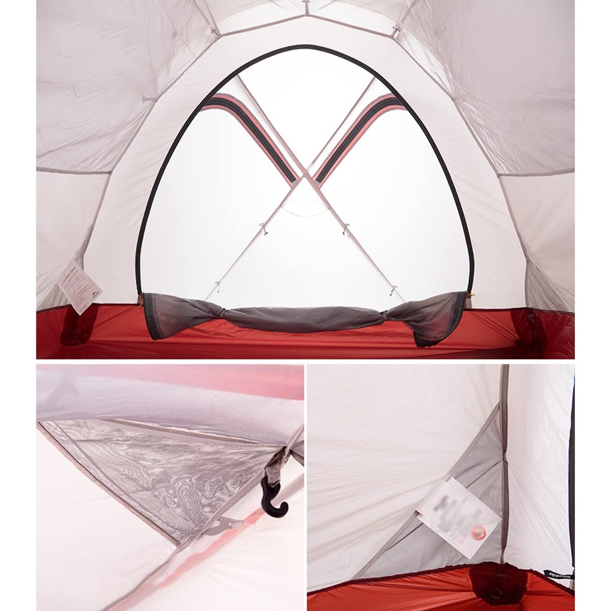 SEFAX 3-Person Camping Tent - Lightweight Portable Family Tent with Windproof Fabric, Easy Setup for Camping, Hiking, Backpacking & Outdoor Adventures | Perfect for Family Trips, Weekend Getaways and Wilderness Exploration