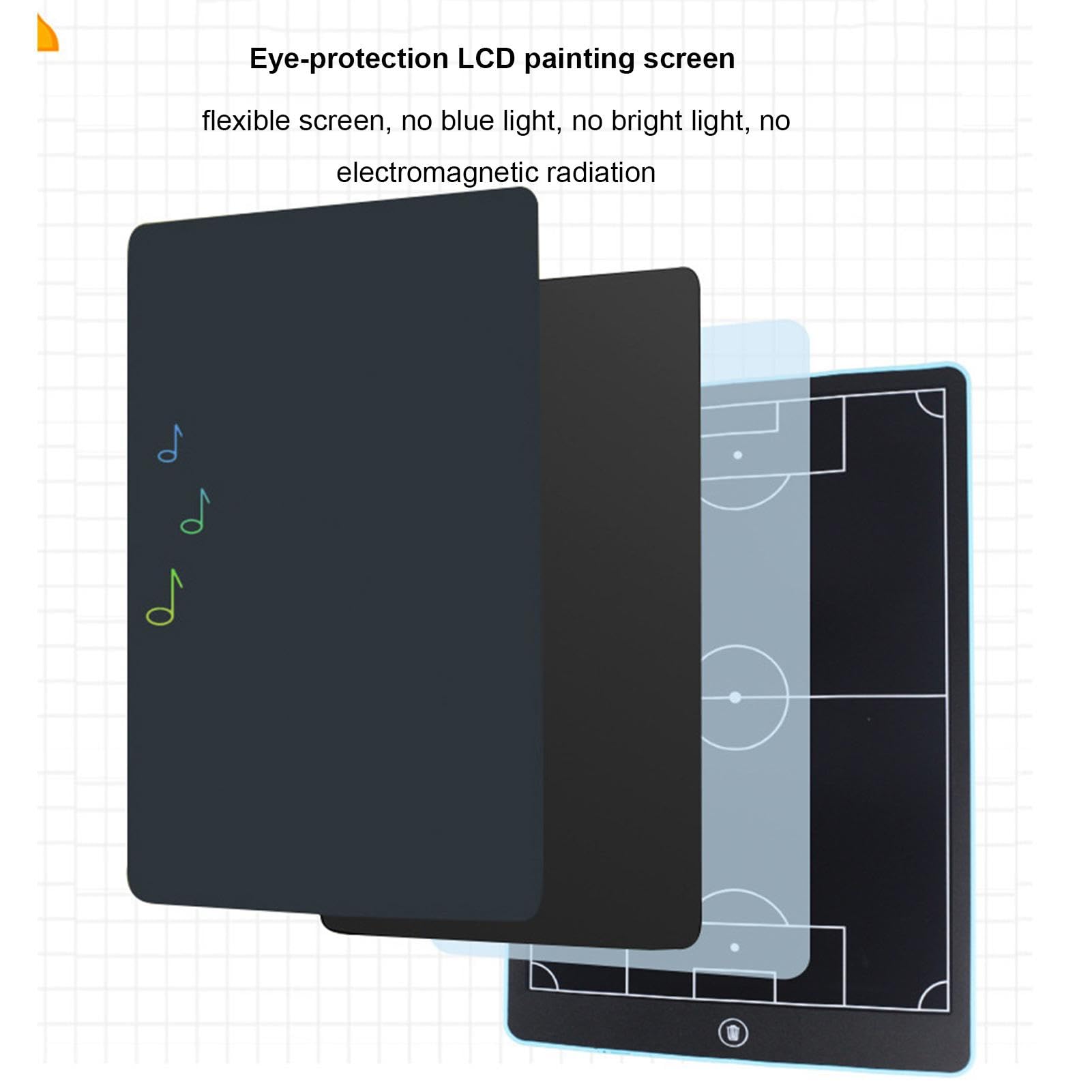 16 Inch LCD Writing Tablet - Football Themed Drawing Board & Strategic Clipboard for Coaches, Players & Fans | Perfect for Game Planning, Play Diagrams & Sideline Communication