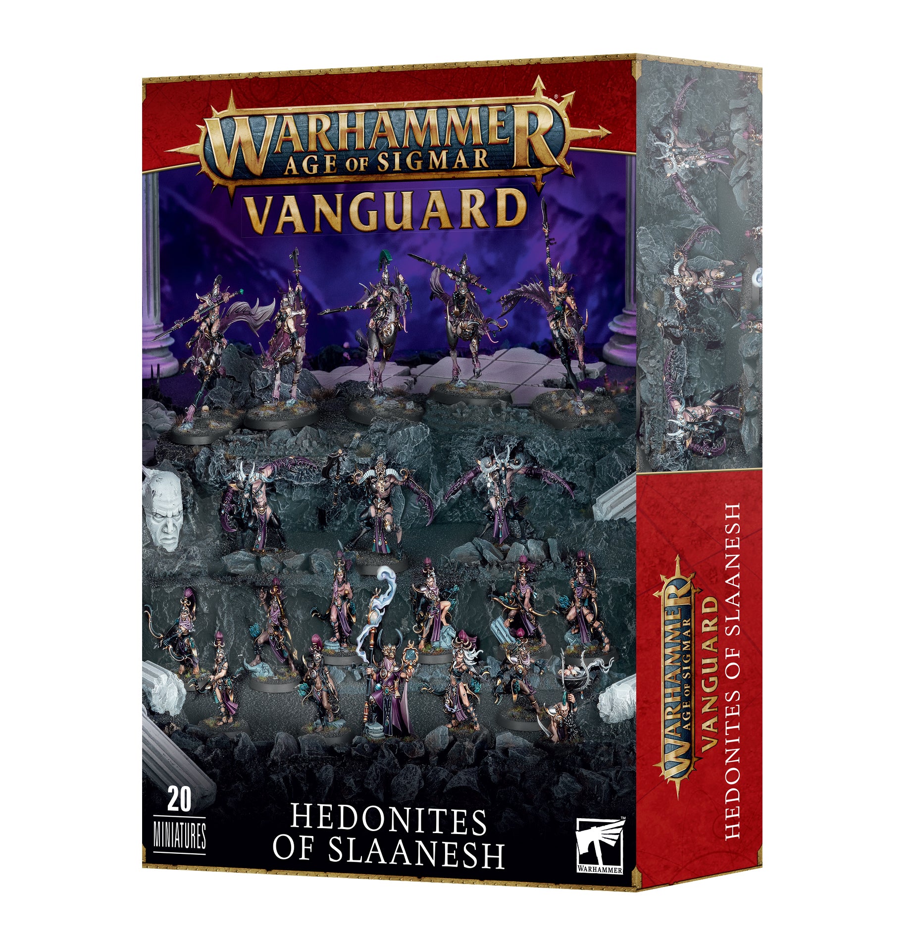 AOS: Vanguard Hedonites of Slaanesh - Warhammer Age of Sigmar Tabletop Miniatures for Epic Fantasy Battles and Collectors