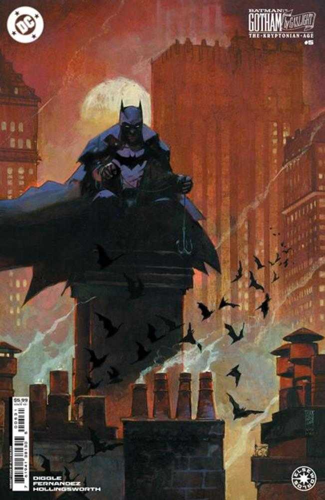 Batman Gotham By Gaslight The Kryptonian Age #5 (Of 6) - Cover C Alex Maleev Card Stock Variant - Collectible Comic Book for DC Fans & Superhero Enthusiasts - Perfect for Display, Gifts & Comic Collections