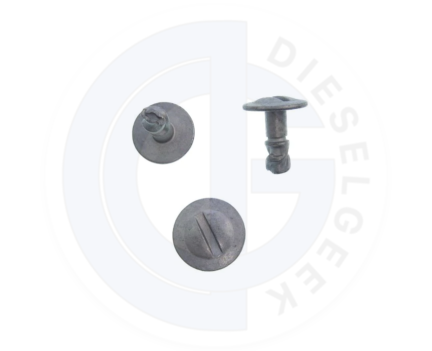 Dzus Quarter Turn Fastener Pin - Stainless Steel Silver | Quick Release Fastener for Automotive, Marine & Industrial Applications