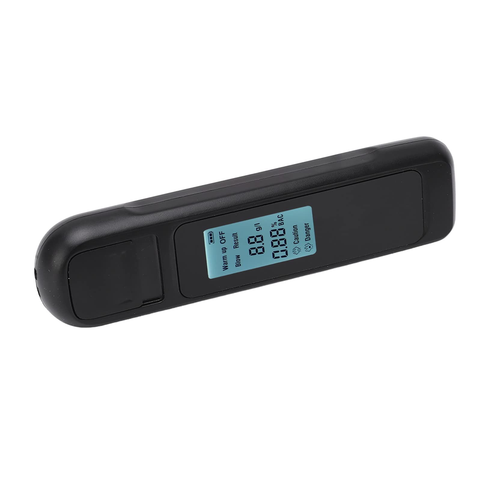 Portable LED Breathalyzer - Digital Alcohol Tester with Smart Detection | Accurate BAC Measurement for Personal & Professional Use | Perfect for Parties, Driving Safety & Workplace Testing