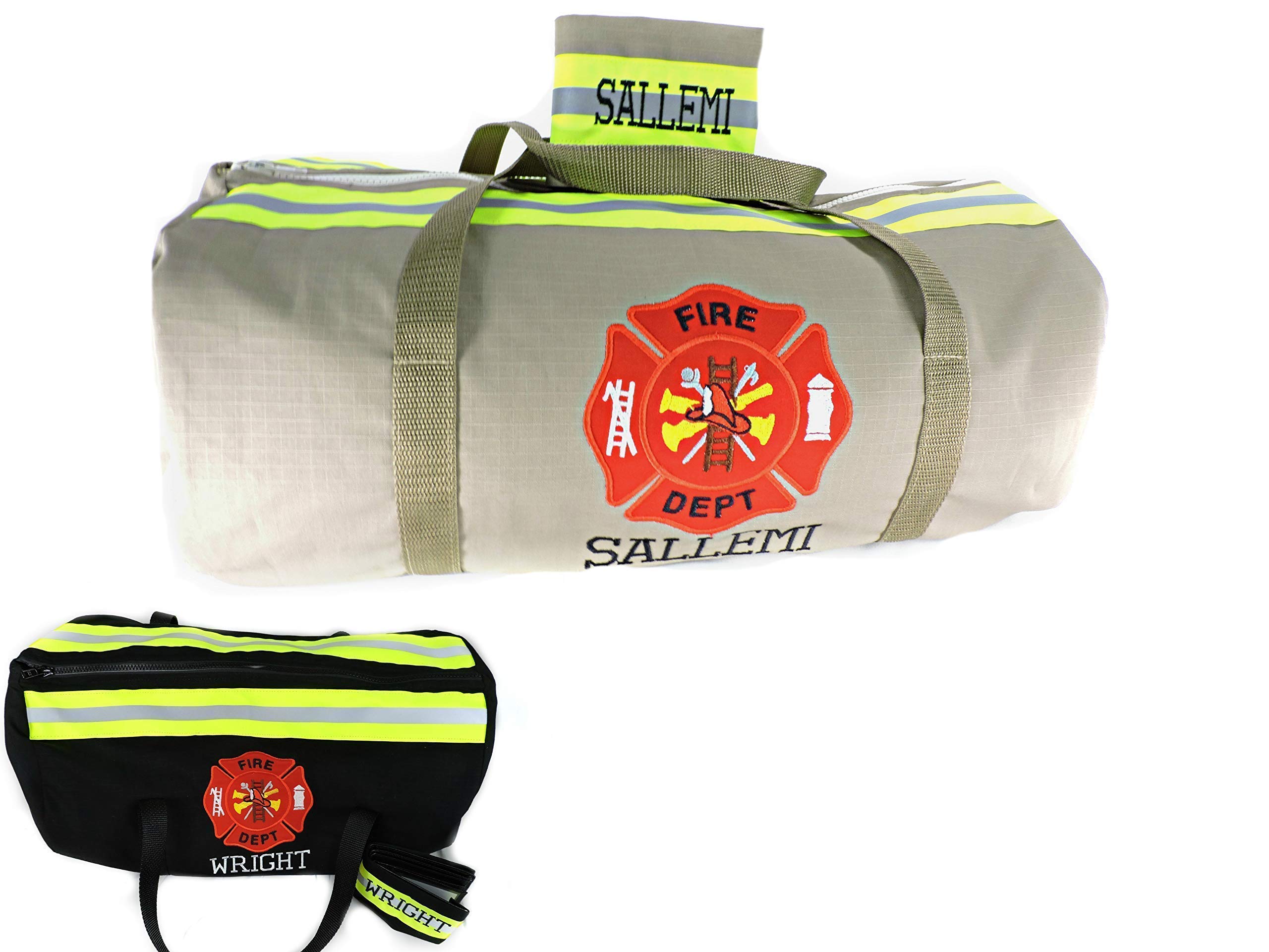 Firefighter Duffle Bag - Personalized Gym Bag Set for Firefighters - Durable & Spacious for Workouts, Travel & Emergency Gear Storage