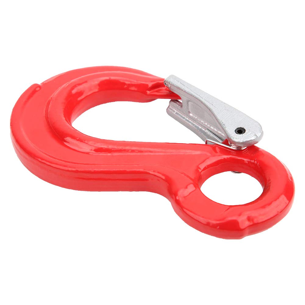 2 Ton Round Lifting Hook with Fixed Eyelet - Alloy Steel C Hook for Shipbuilding, Marine & Industrial Lifting - Heavy Duty Crane, Rigging & Construction Equipment