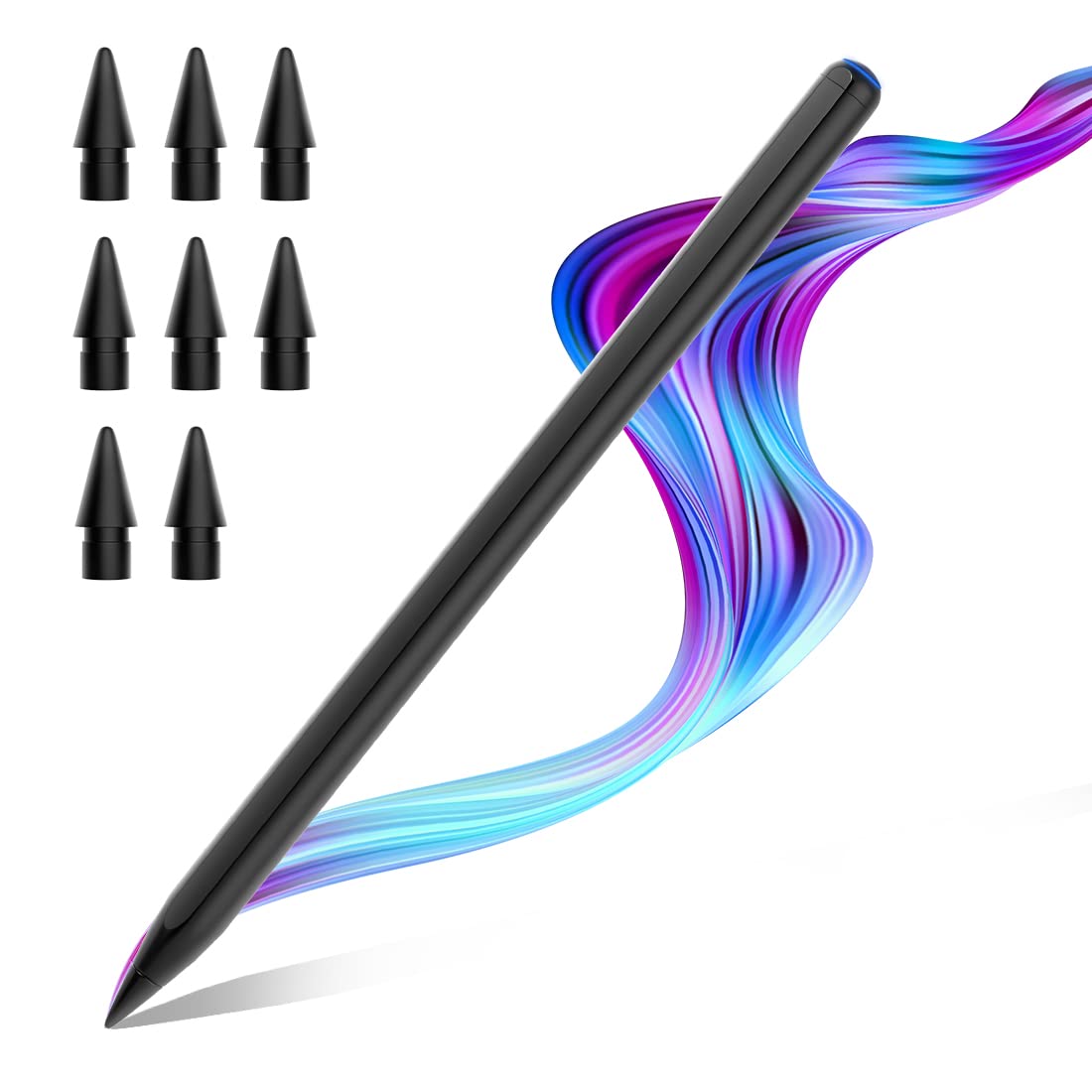 Premium Stylus Pen for iPad Pro/Air/Mini - Magnetic Wireless Charging, Palm Rejection & Tilt Sensitivity - Compatible with iPad Pro 11
