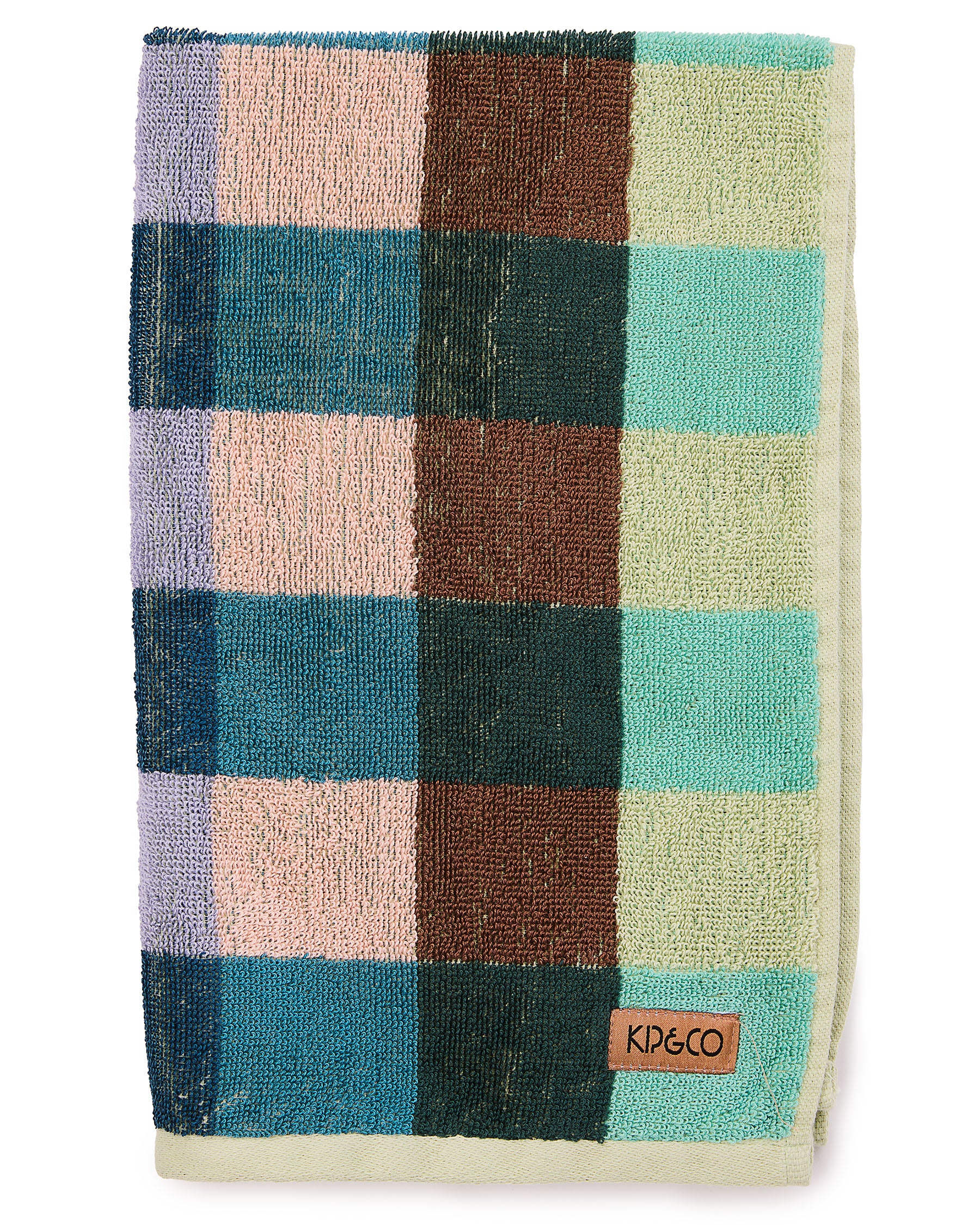 Woodlands Tartan Terry Hand Towel - Soft & Absorbent Cotton Kitchen Towel for Bathroom, Gym & Travel - Perfect for Drying Hands & Face