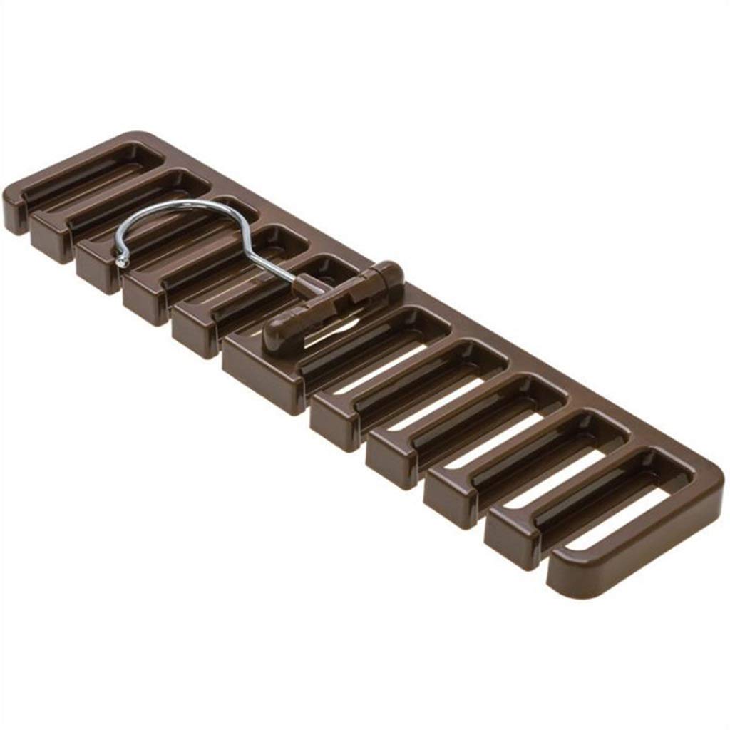 JEONSWOD Rotating Tie Belt Organizer - 360° Swivel Multifunctional Storage Rack for Neckties, Belts & Accessories | Space-Saving Closet & Wardrobe Organizer with Durable Metal Hanger (Color: C) - Perfect for Home, Office & Travel Organization