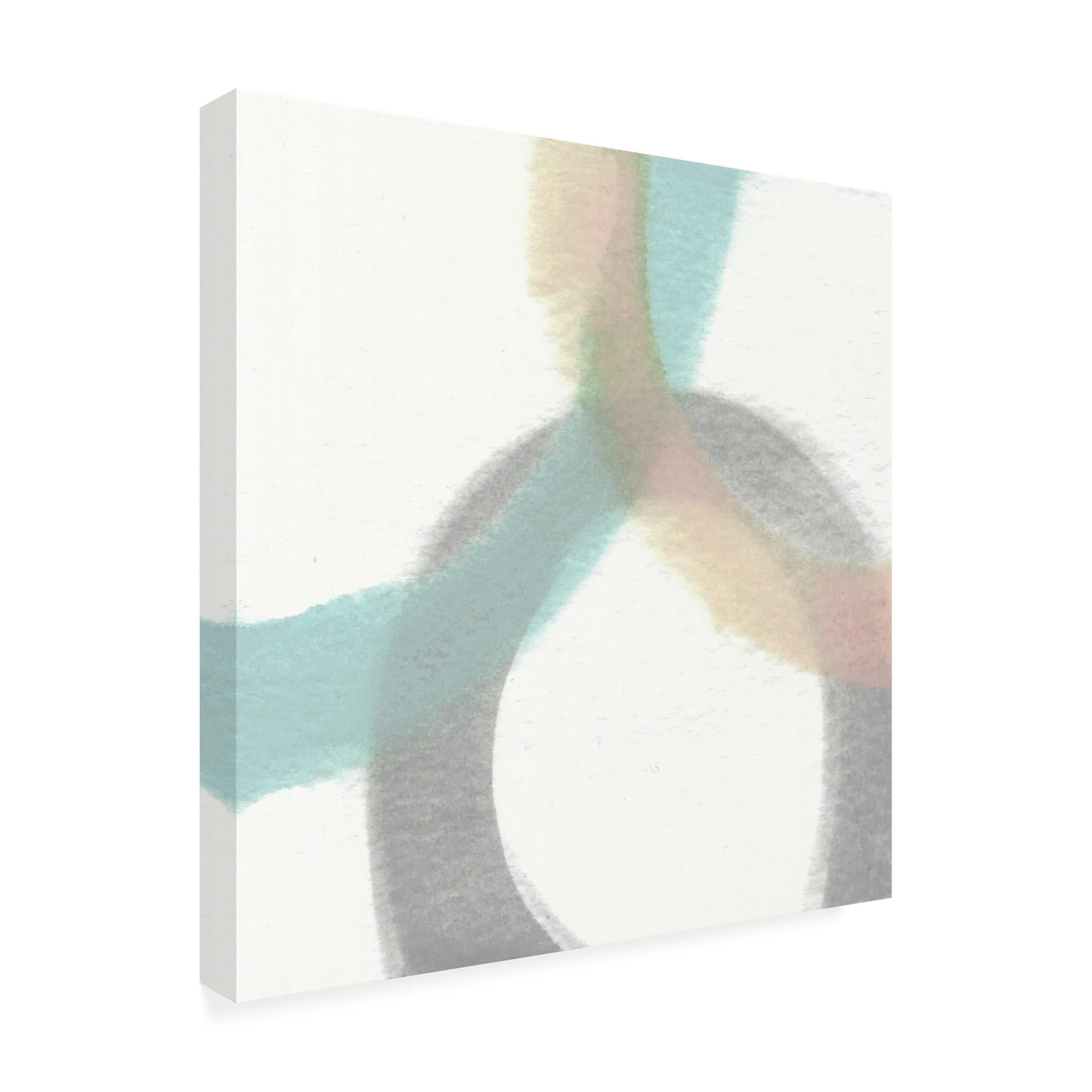 Trademark Fine Art 'Heavenly Circles II' Abstract Canvas Wall Art by Alonzo Saunders - Perfect for Living Room, Bedroom & Office Decor