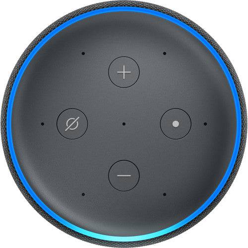 Amazon Echo Plus (2nd Gen) - Smart Speaker with Alexa, Charcoal - Stream Music, Control Smart Home Devices, Make Calls - Perfect for Home, Office & Kitchen Use