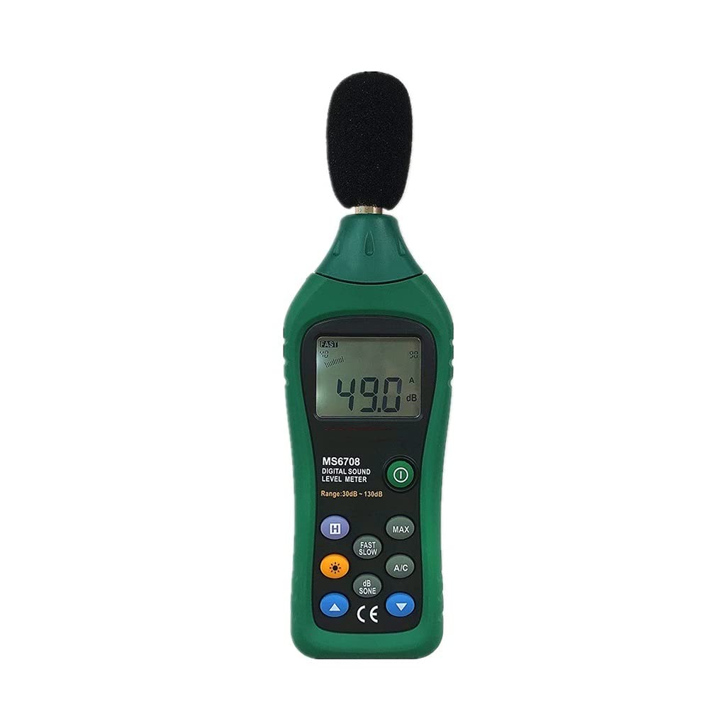 UXZDX CUJUX Handheld Industrial Digital Sound Level Meter - LCD Display with Analog Bar - Noise DB Decibel Tester for Factories, Construction Sites & Home Use