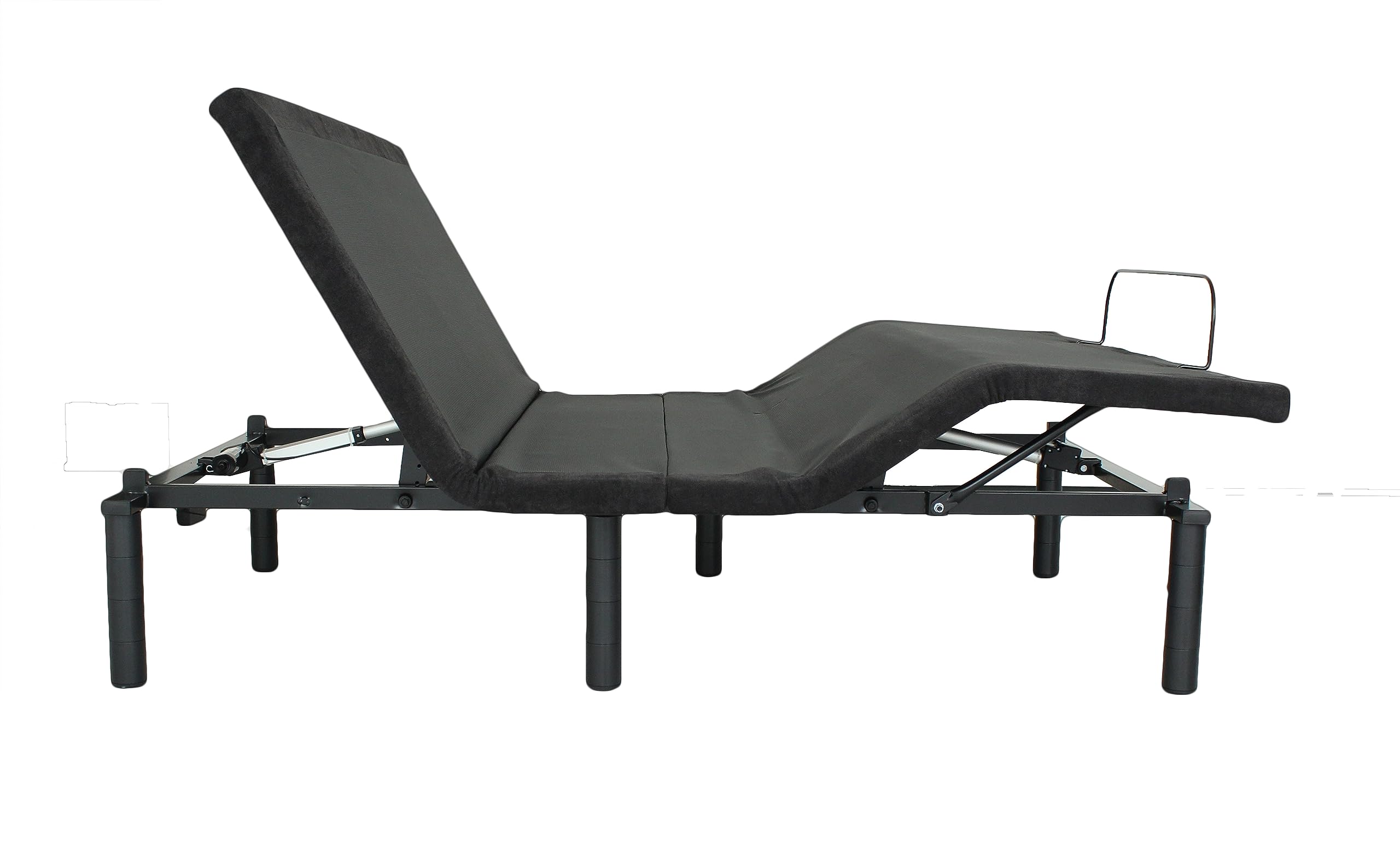 Adjustable Bed Base Frame Queen Size - Wireless Remote, Zero Gravity, Quiet Motor - Head & Foot Incline - Black (US Standard) for Enhanced Comfort & Better Sleep