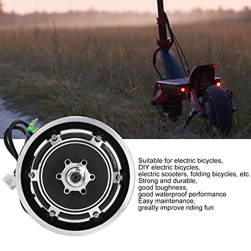 10 Inch 48V 1000W Brushless Electric Scooter Hub Motor with Disc Brake - High Performance Replacement Wheel for Electric Scooters - Perfect for Commuting & Urban Travel