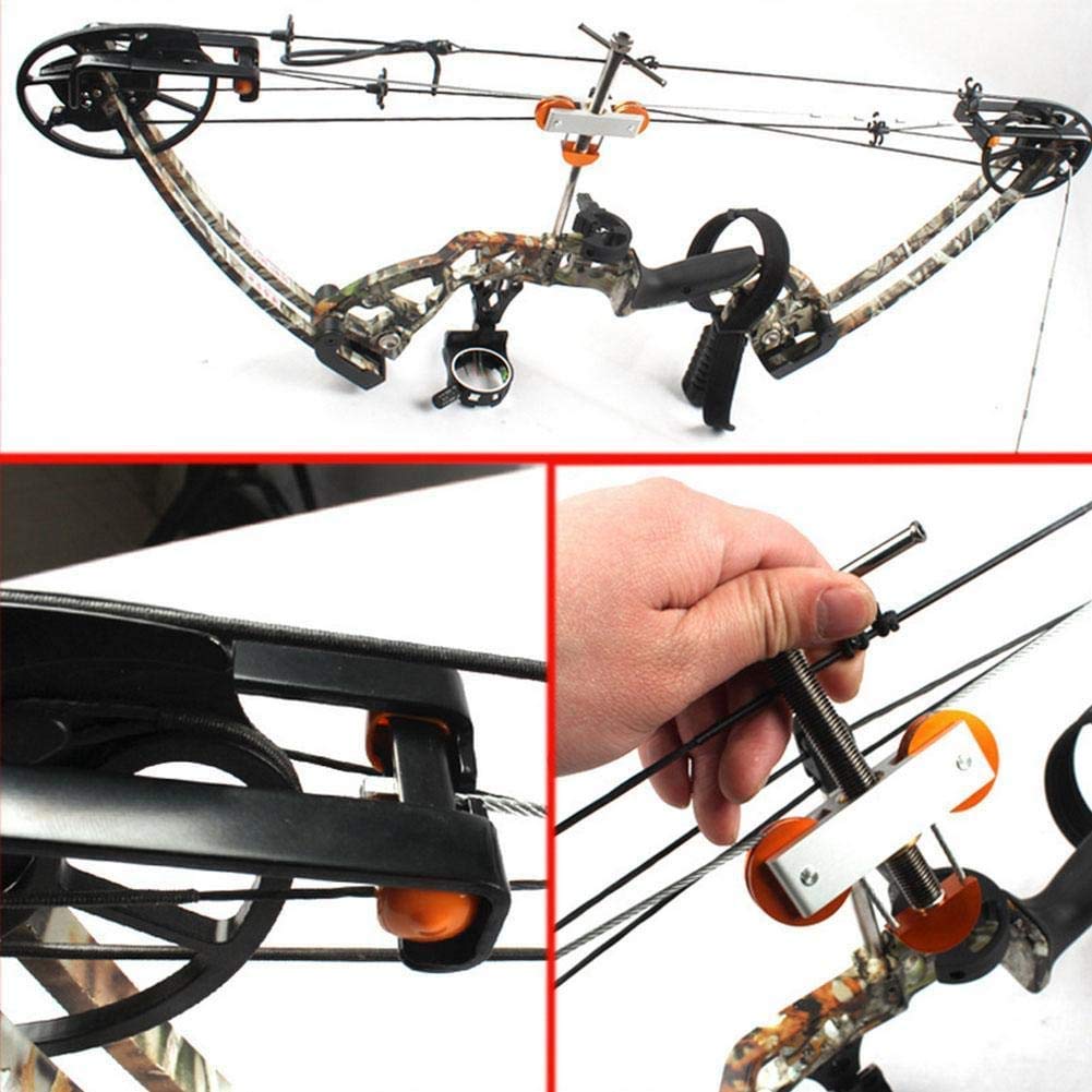 Zerone Universal Metal Portable Compound Bow Press with Quad Limbs Bracket - Professional Tuning Tool for Hunting, Archery & Outdoor Shooting | Perfect for Target Practice, Bow Maintenance & Field Adjustments