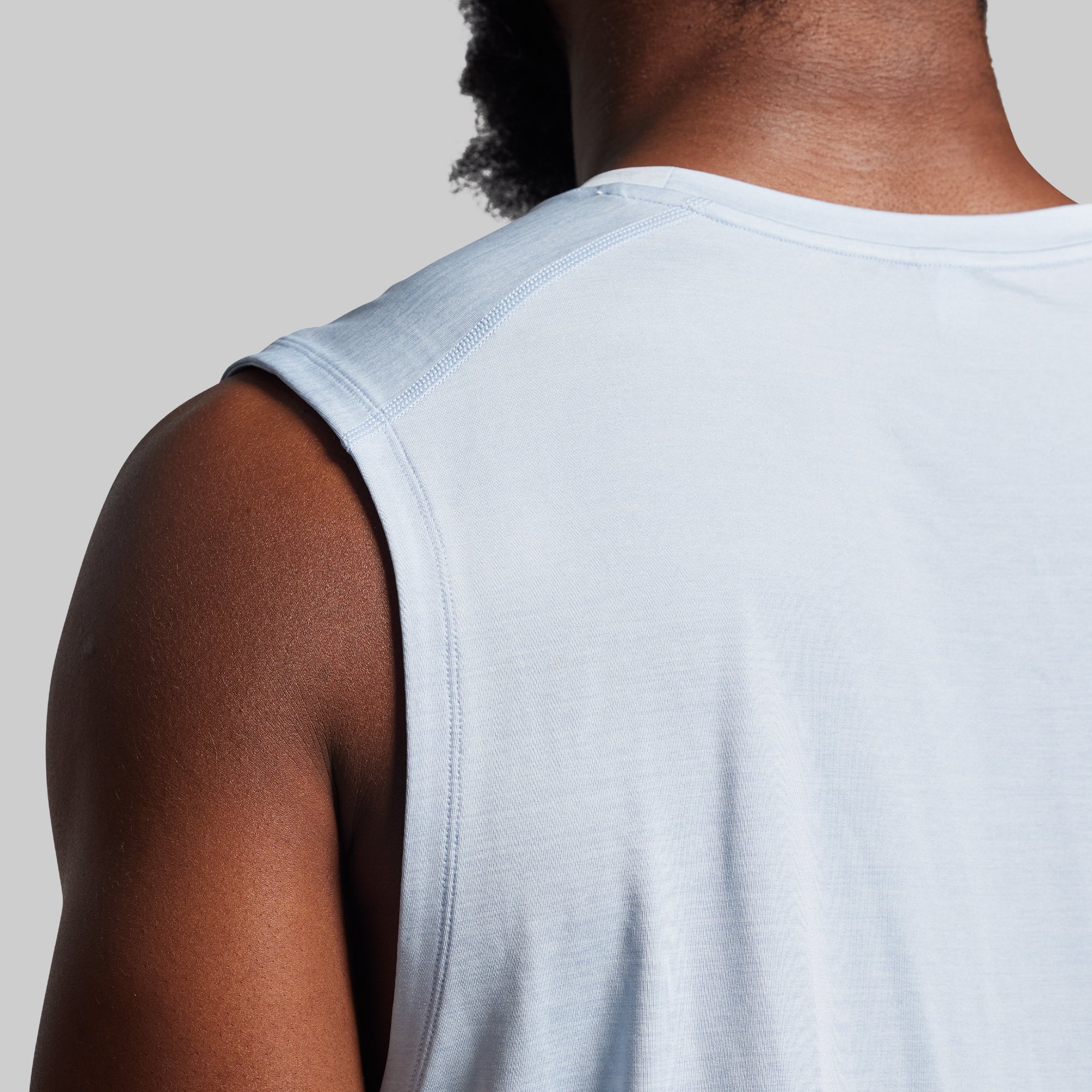 Men's Workout Muscle Tank Top - Breathable Chambray Fabric for Gym & Training | Perfect for Fitness, Running & Casual Wear