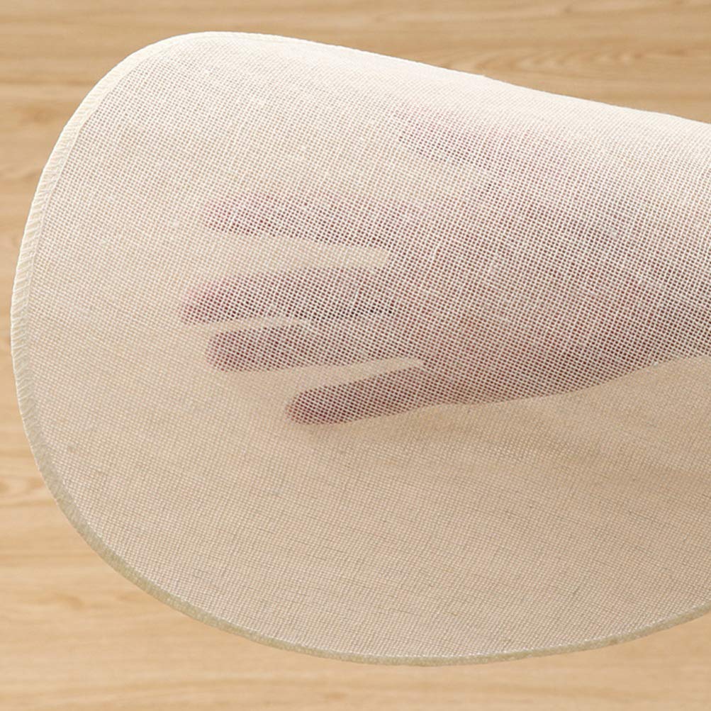 Hemoton 10-Piece Silicone Steamer Liners Set - Reusable Dumpling, Bao Bun & Bread Steaming Pads - Round Cotton & Mesh Steamer Cloth for Healthy Cooking (Perfect for Dim Sum, Mantou & Homemade Buns)