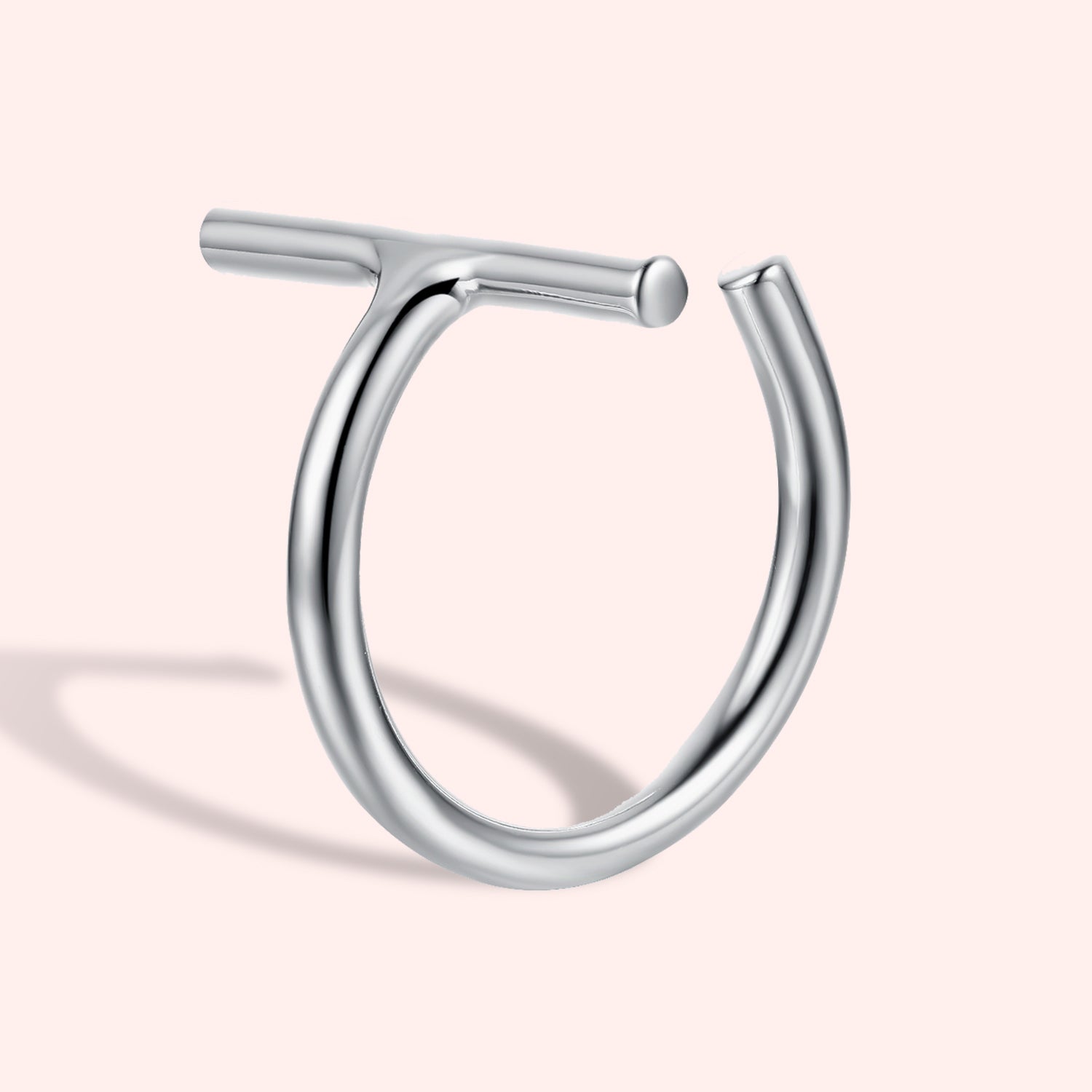 Charisma Silver Lip Ring - Stylish Body Jewelry for Piercings, Perfect for Parties & Everyday Wear