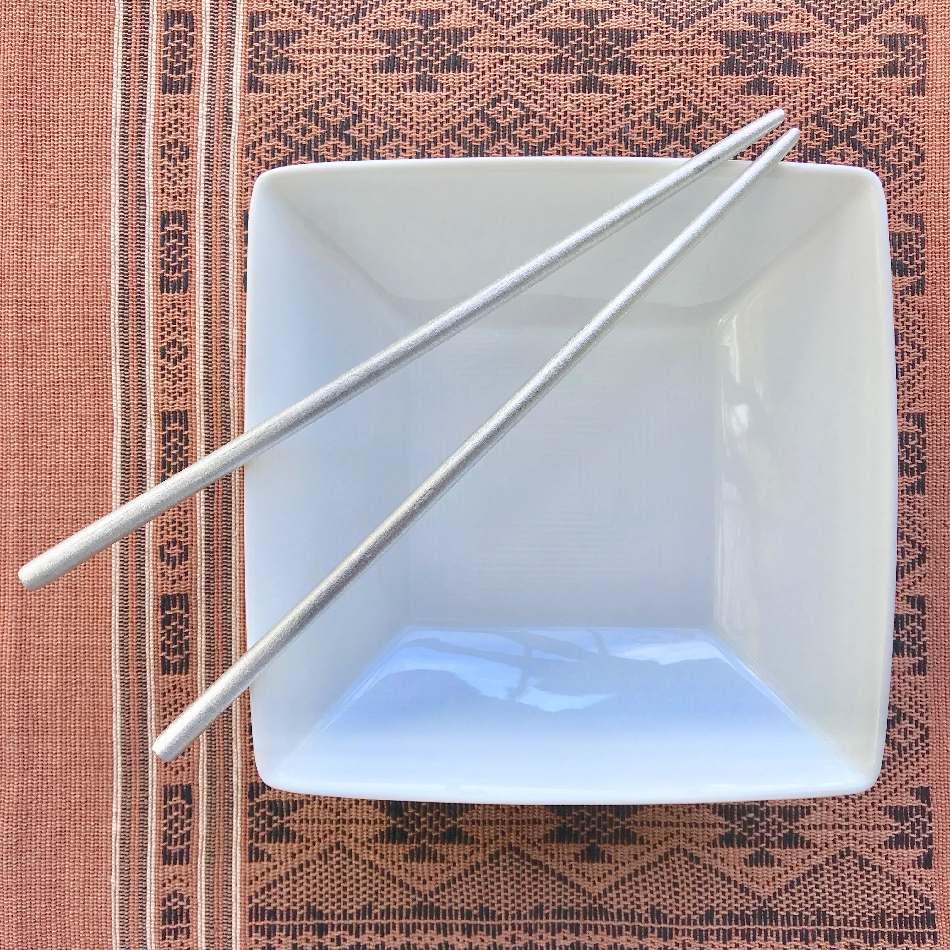 Eco-Friendly Recycled Bombshell Chopsticks - Handmade in Laos with Inspirational Message - Perfect for Asian Dining, Sustainable Gifts & Home Decor