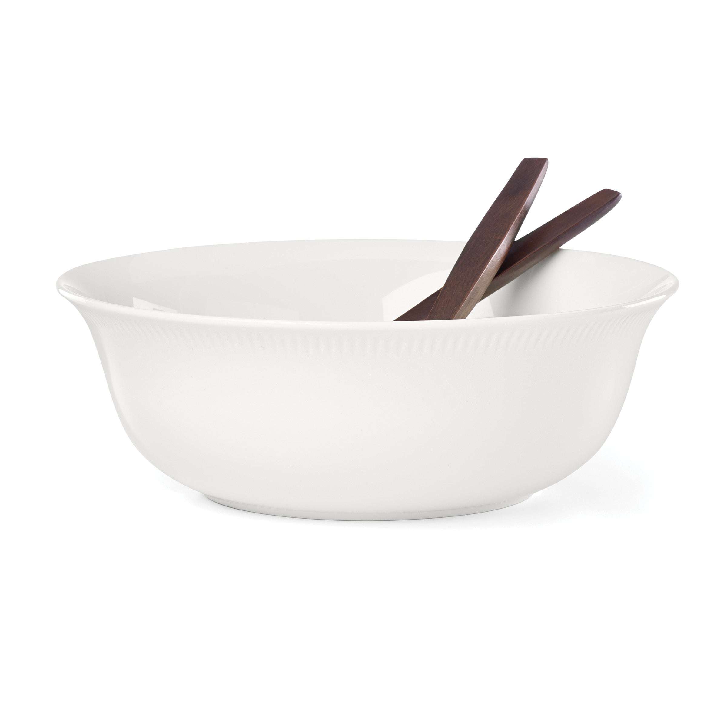 Premium Acacia Wood Salad Bowl & Serving Set - Perfect for Entertaining, Family Dinners & Healthy Meal Prep