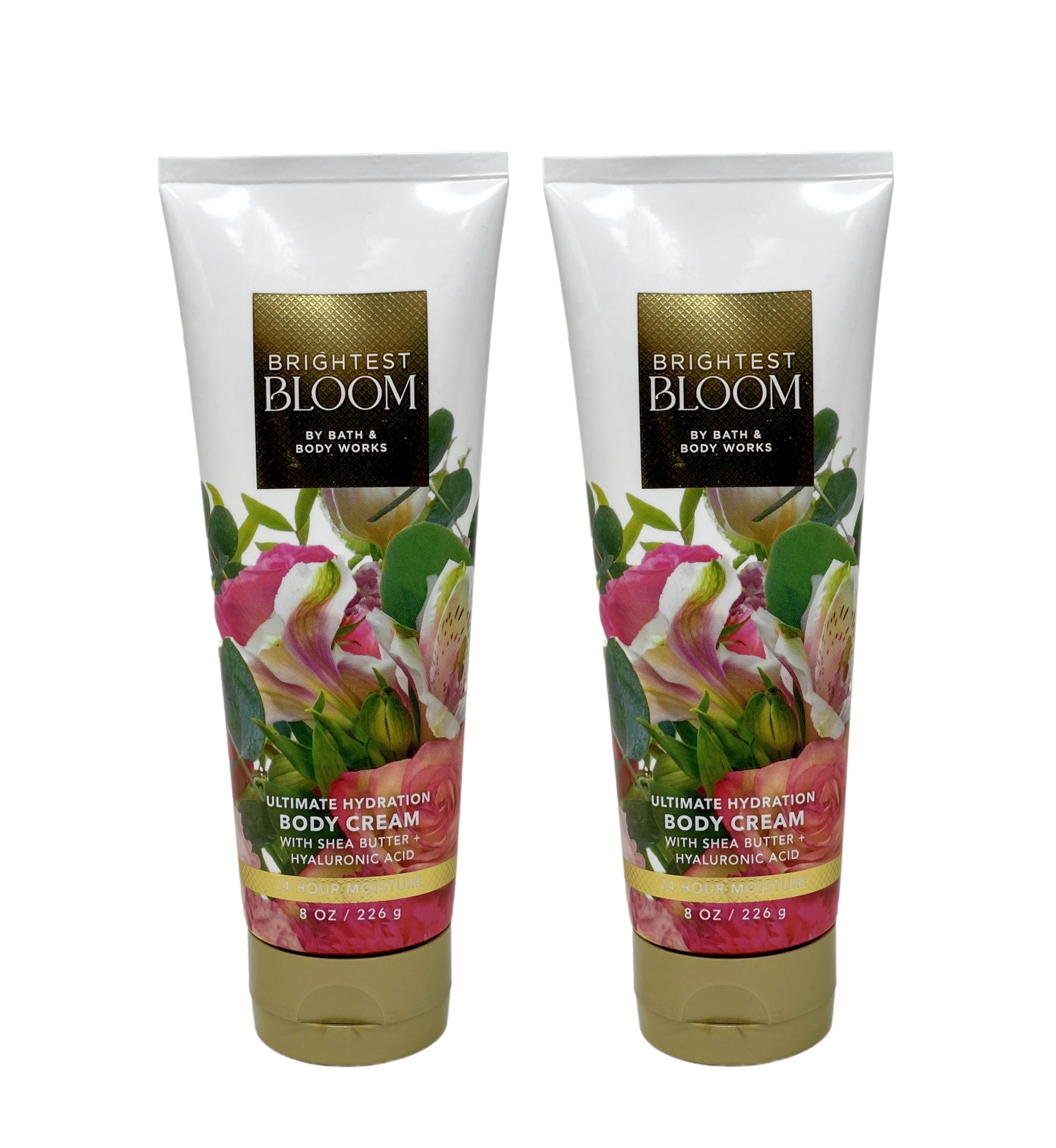 Brightest Bloom Body Cream Duo - Ultra Hydrating & Nourishing Moisturizer for Dry Skin | Perfect for Daily Use & Gift Giving