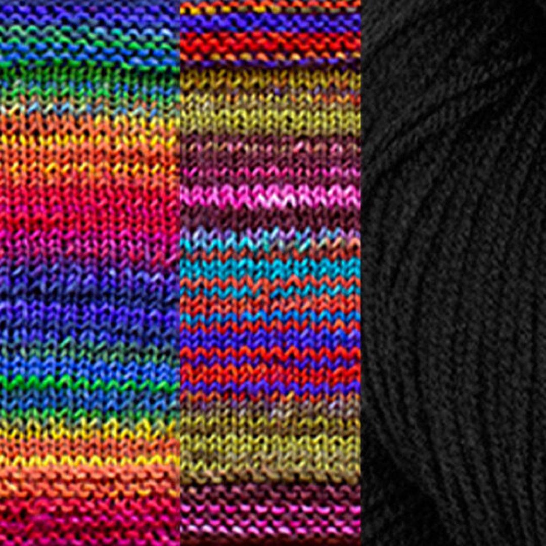 Positive Vibrations Shawl Kit - Elegant Handmade Crochet Yarn Art with Vibrant Colors | Perfect for DIY Knitting, Gift Giving & Boho Fashion Accessories