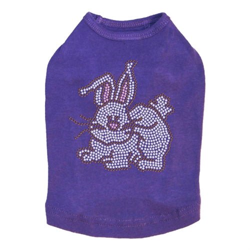 Easter Bunny Rhinestone Dog Tank Top - Sparkling Pet Apparel for Small & Medium Dogs - Perfect for Easter Parties, Pet Photos & Holiday Celebrations