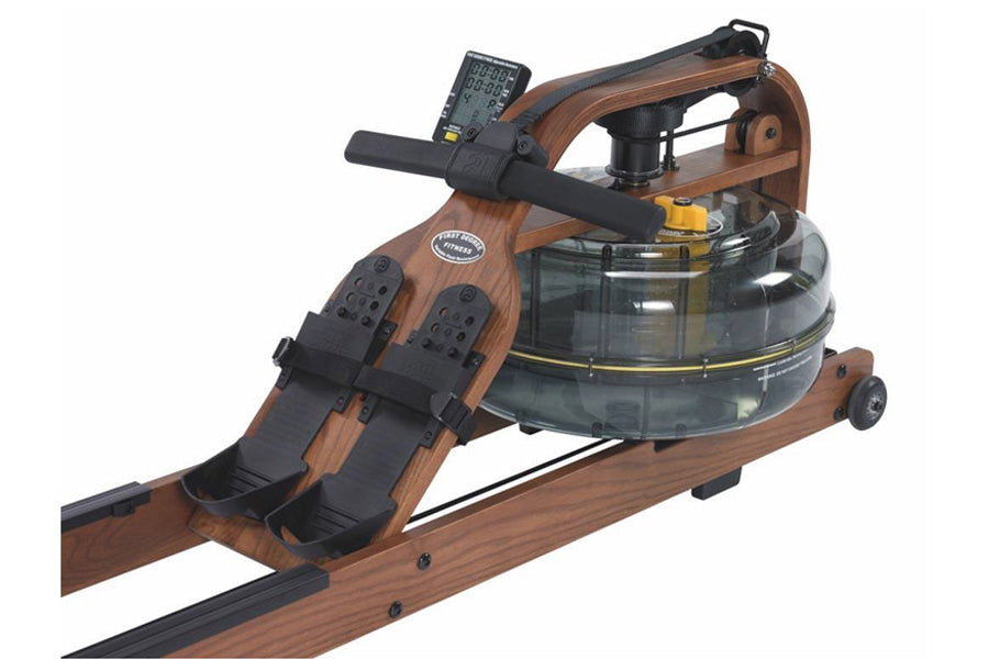 Premium FluidRower Viking 3 Wooden Frame AR Fluid Rower Machine - Home Gym Equipment for Full-Body Workout & Cardio Training | Perfect for Small Spaces & Indoor Fitness