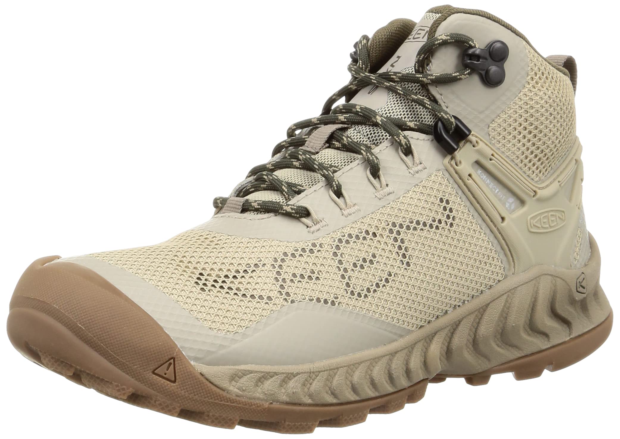 KEEN Women's Nxis Evo Mid Height Waterproof Hiking Boots - Lightweight & Durable for Outdoor Adventures, Trail Walking & Camping