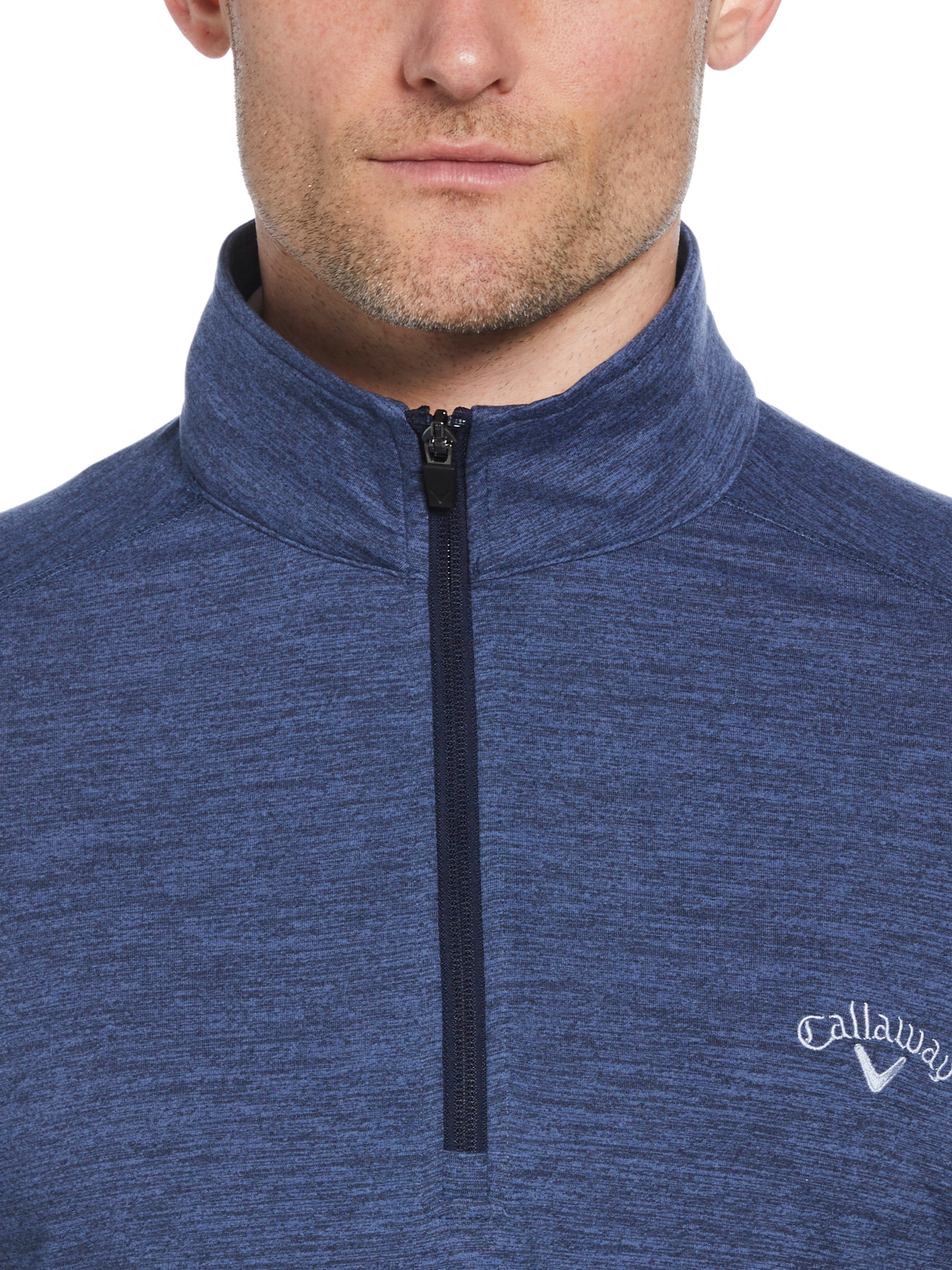 Men's Lightweight 1/4 Zip Golf Pullover - Breathable Performance Shirt for Golfing, Running & Outdoor Activities
