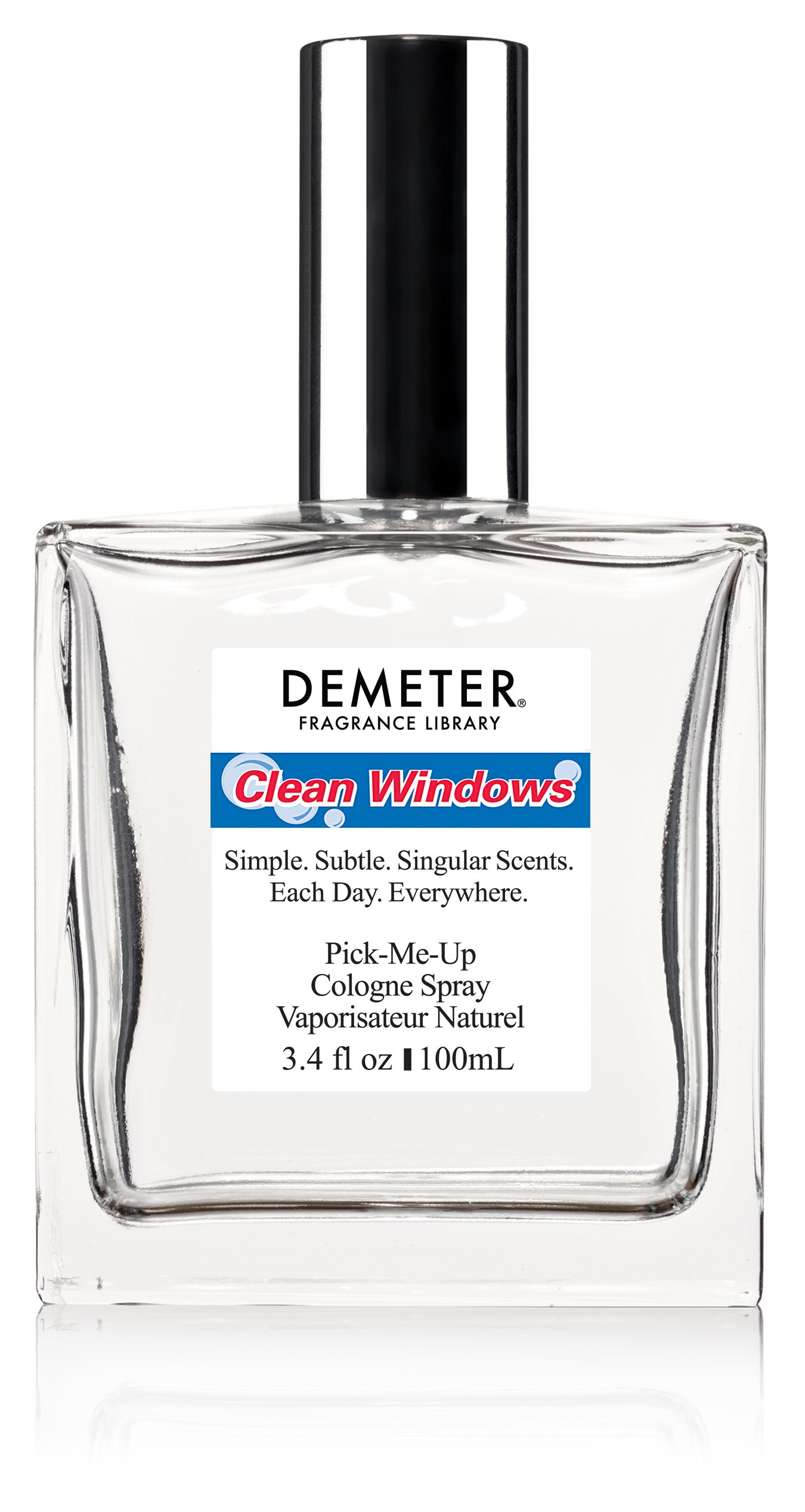 DEMETER Clean Windows 3.4 Oz Cologne Spray - Unisex Perfume for Women & Men | Fresh Scent for Everyday Wear, Office & Date Nights