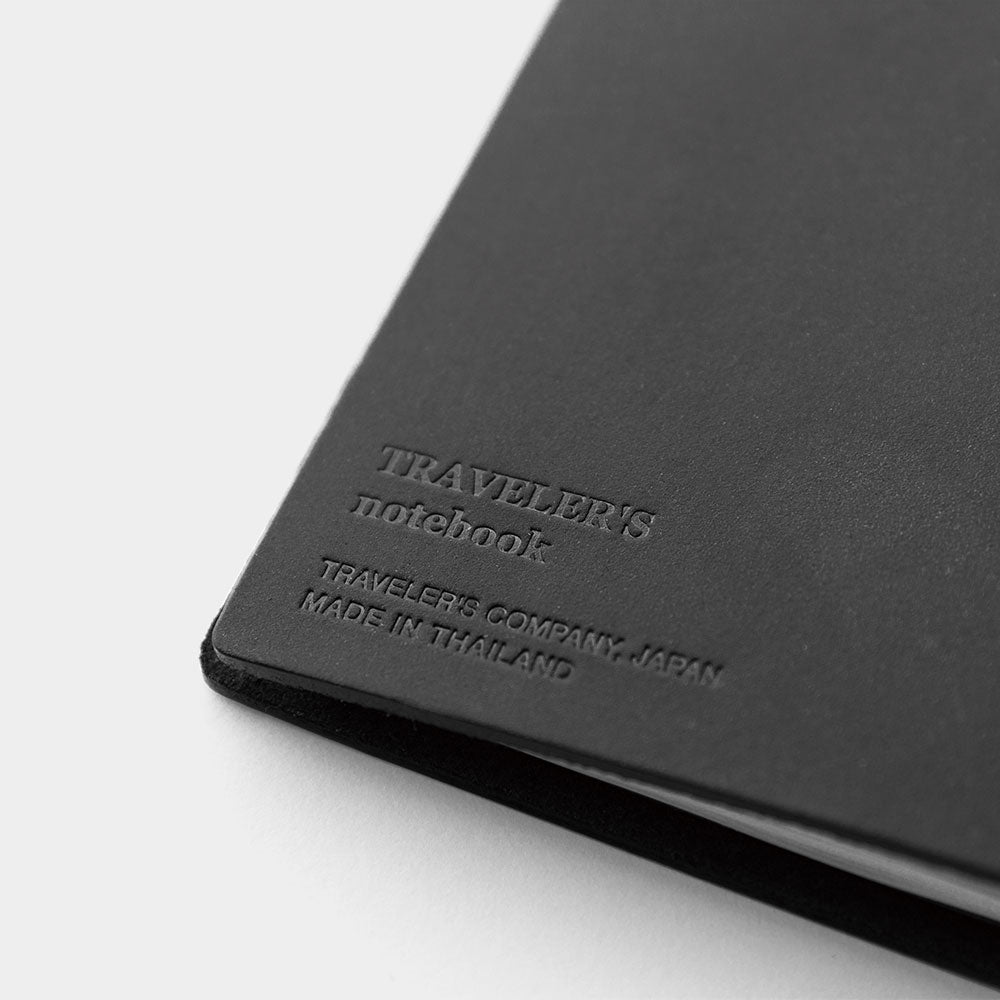 TRAVELER'S COMPANY TRAVELER'S Notebook Starter Kit - Passport Size Black Leather Journal | Perfect for Travel, Diary, Sketching & Note-Taking