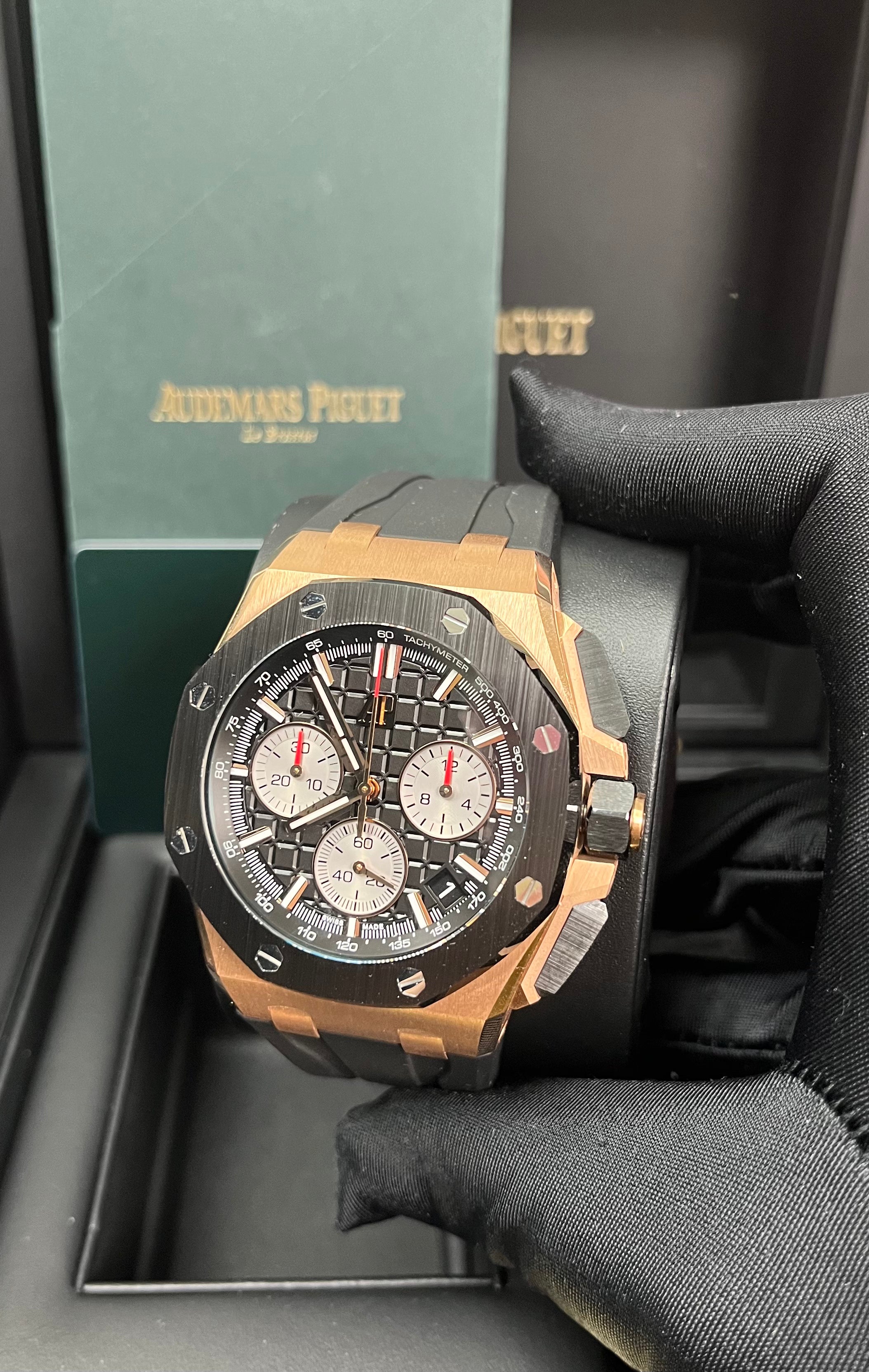 Audemars Piguet Royal Oak Offshore Selfwinding Chronograph Men's Watch 26420RO.OO.A002CA.01 - Luxury Swiss Automatic Chronograph for Business, Gala & Special Occasions