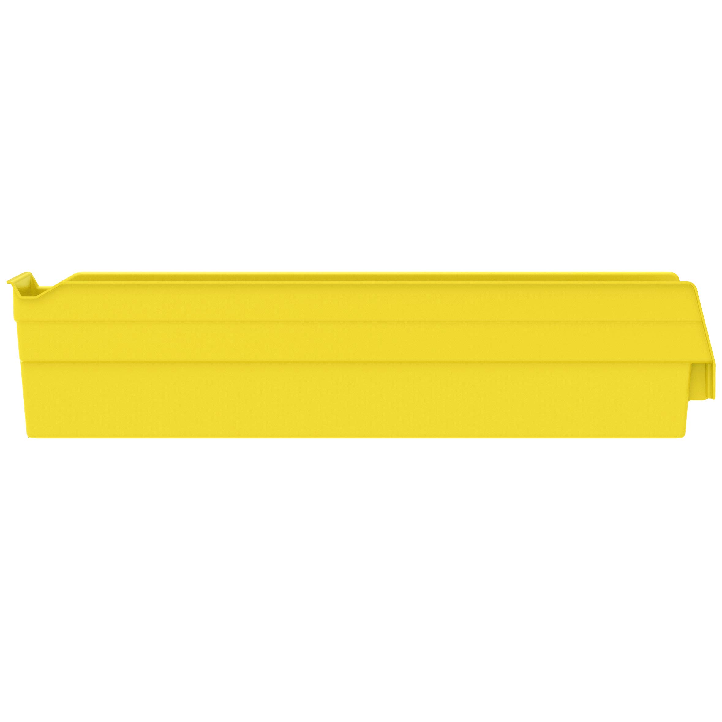 Akro-Mils 30128 Heavy Duty Plastic Shelf Bins - 12-Pack Yellow Storage Bins (18