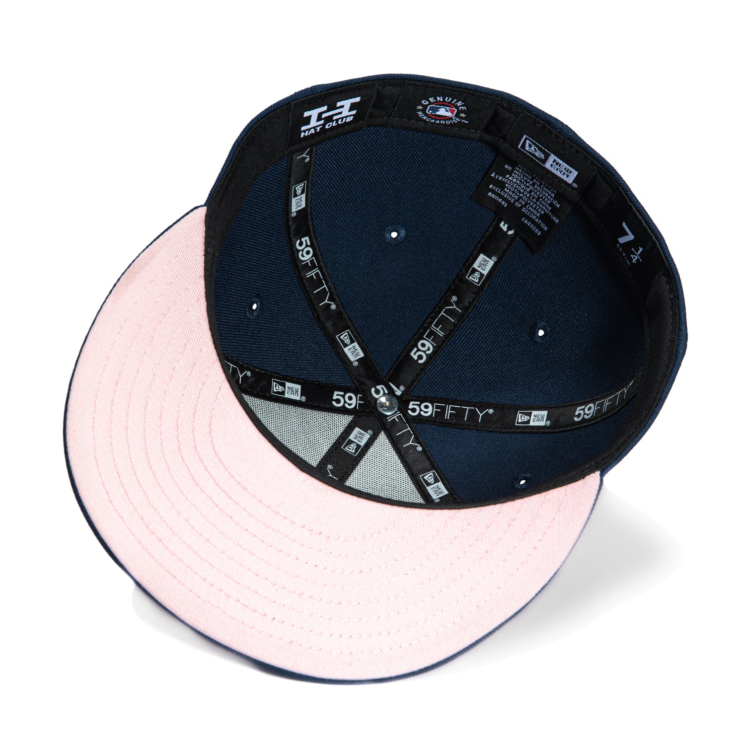 New Era 59Fifty Los Angeles Dodgers Snapback Baseball Cap - Navy Blue Adjustable Fitted Hat for Men & Women - Perfect for Baseball Games, Sports Events and Streetwear Fashion