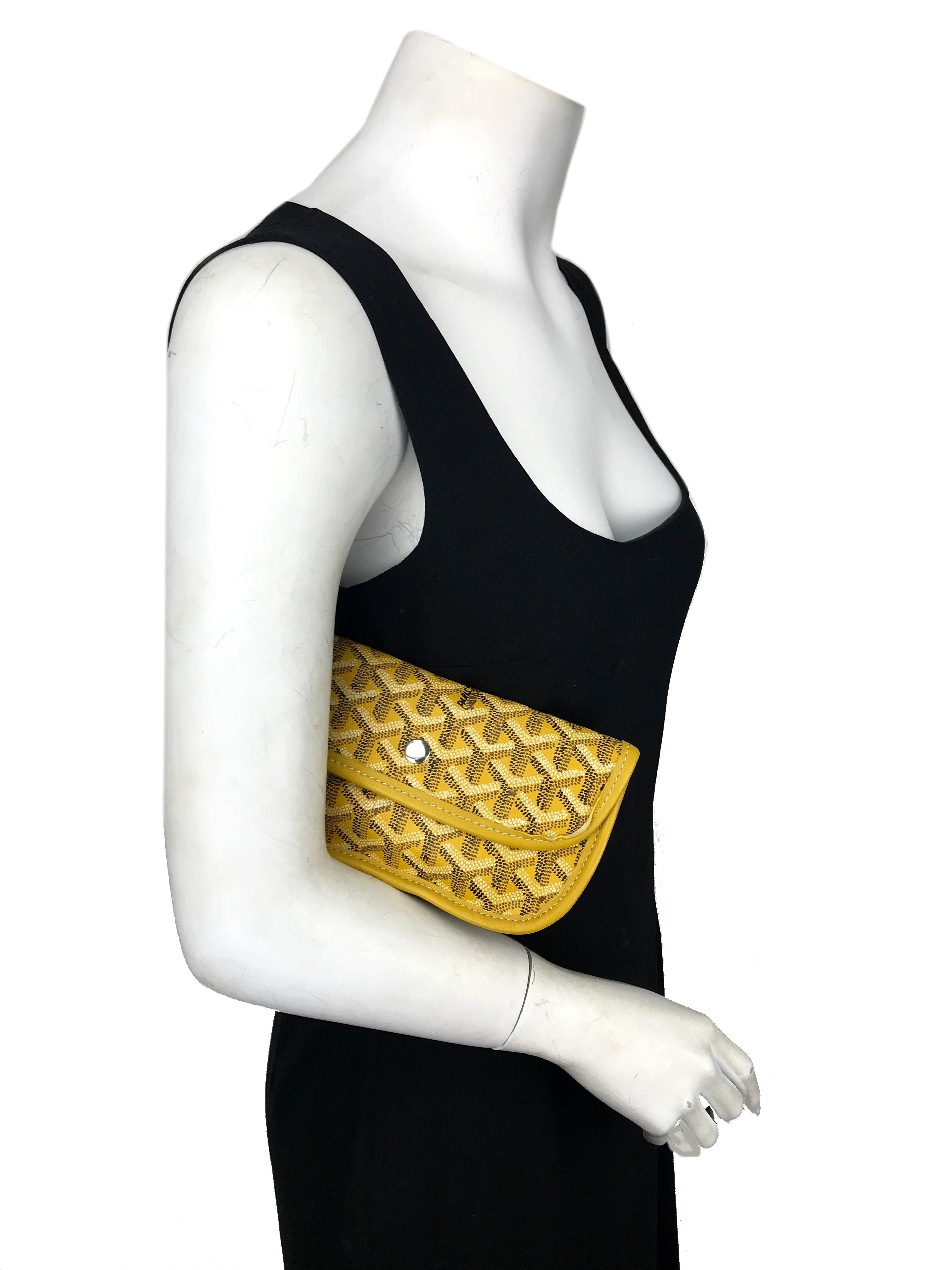 Goyard St. Louis Pochette Handbag - Luxury Goyardine Canvas Tote Bag for Women, Perfect for Travel, Work & Everyday Use